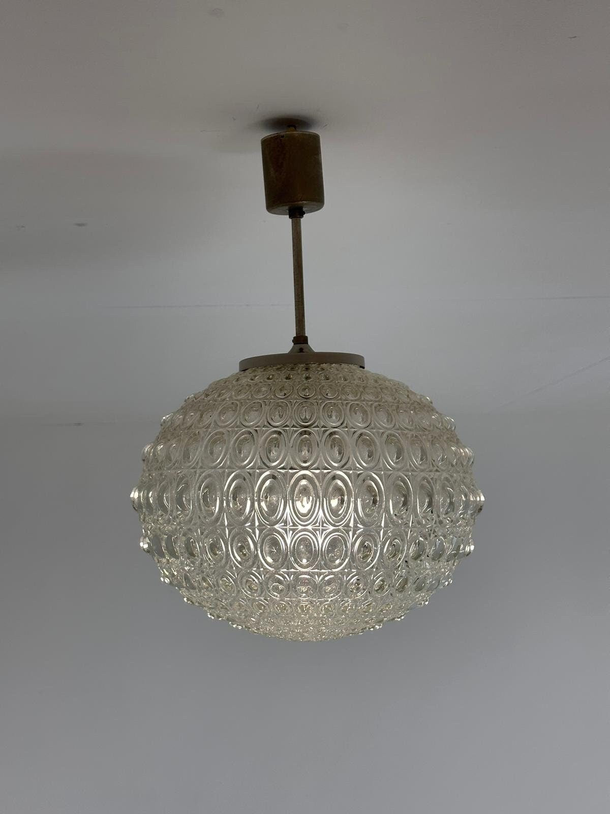 Vintage Honeycomb Ceiling Lamp, 1970s