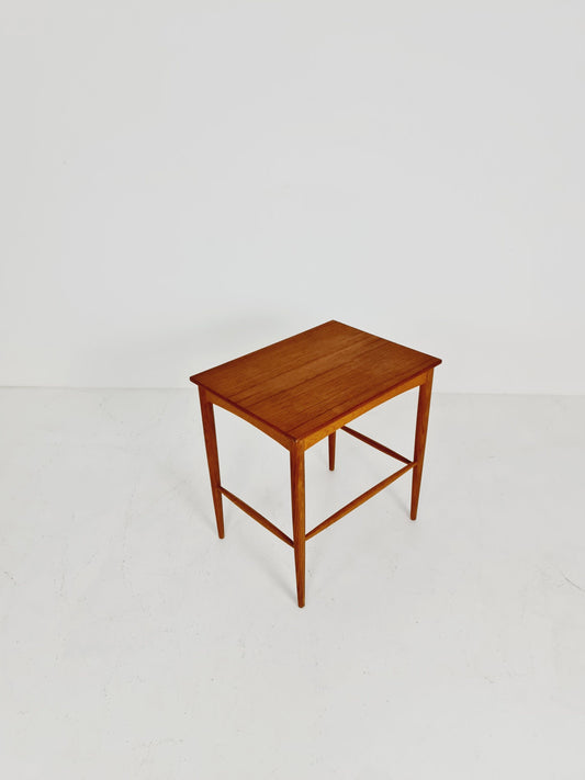 Swedish nightstand / side table teak by Folke Olsson for Bodafors, 1960s