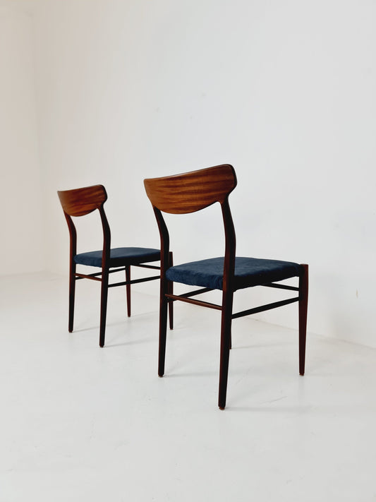 Mid-Century Teak Chair by Knud Faerch for Slagelse Møbelverk, 1960s Set of 2