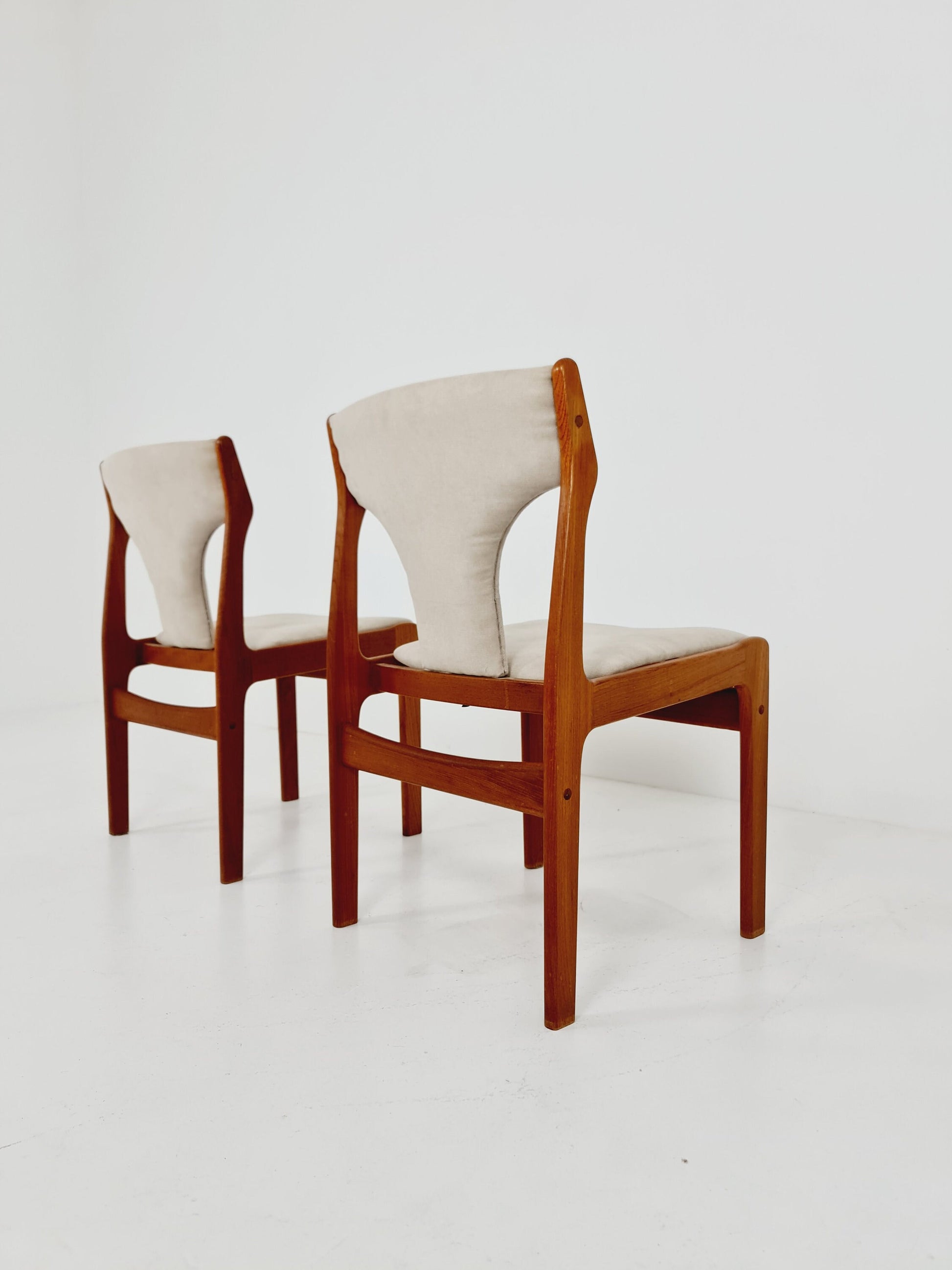 Vintage Danish teak dining charis by Erik Buch, 1960s, set of 2