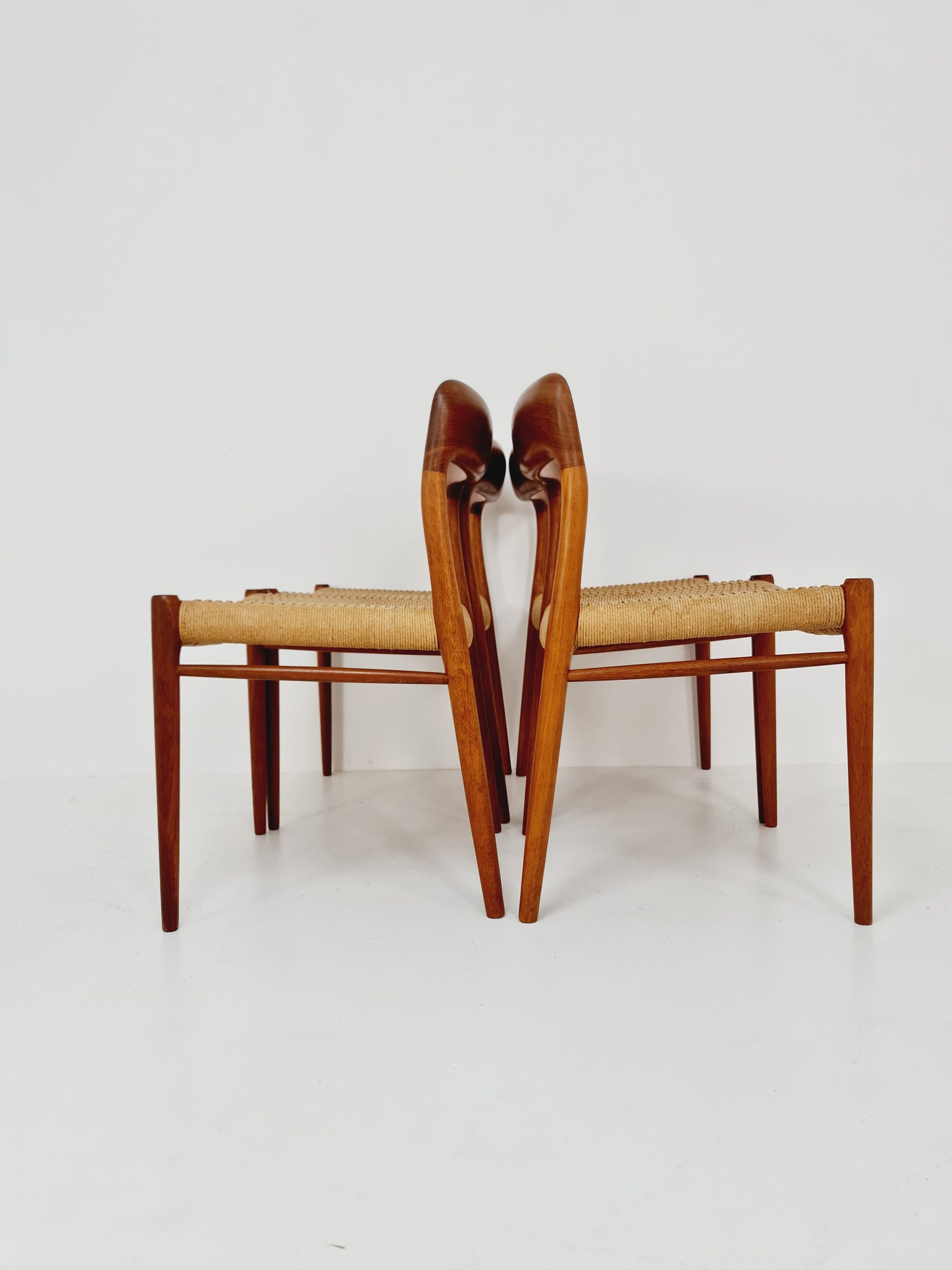 MidCentury Danish Teak Dining Chairs Niels O.Moller, 1960s, set of 4