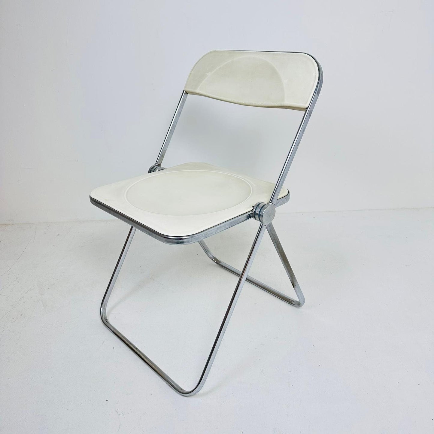 Vintage Italian Plia Folding Chair by Giancarlo Piretti for Castelli, 1970s