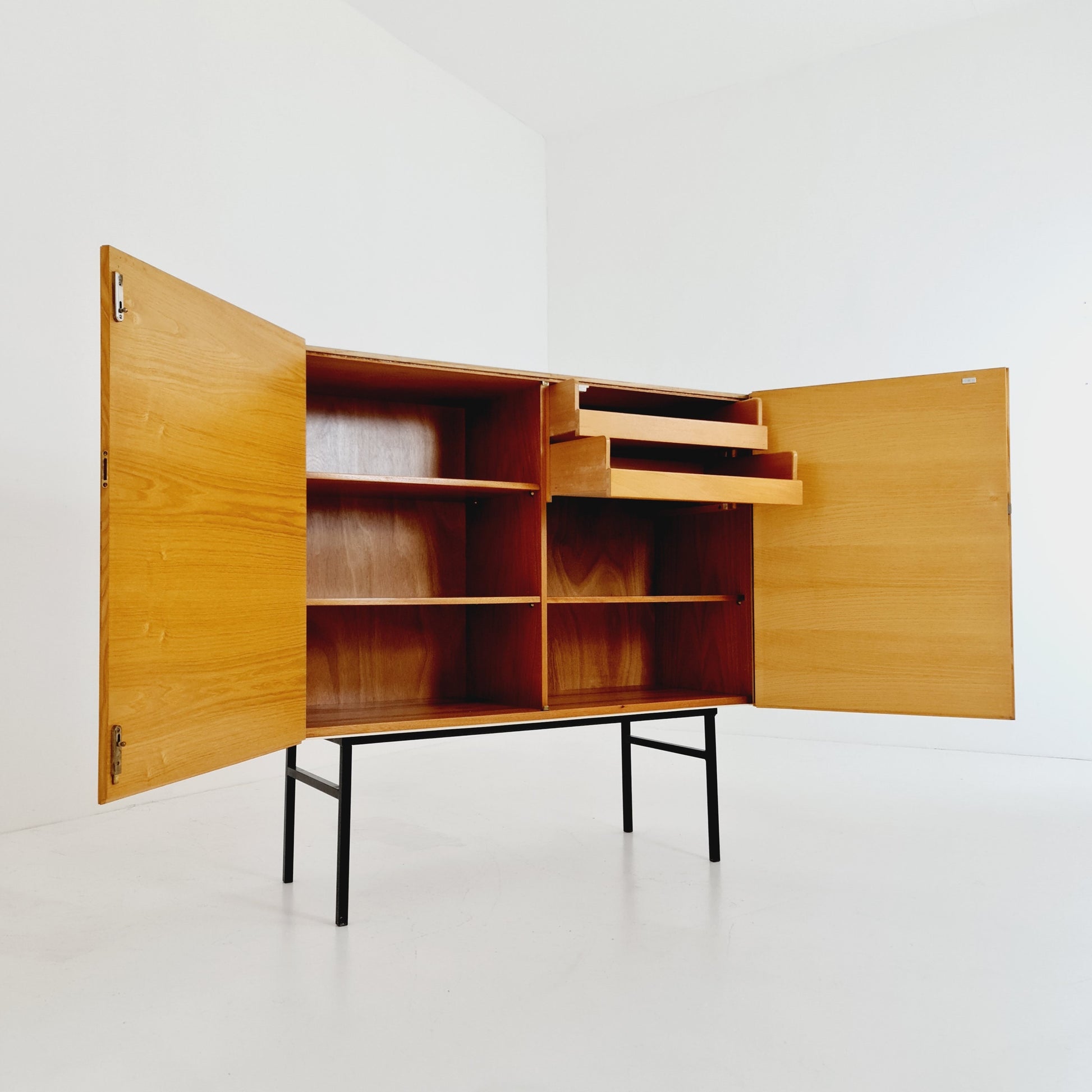 German Mid century sideboard cabinet by Helmut Magg for DeWe, Germany 1960s