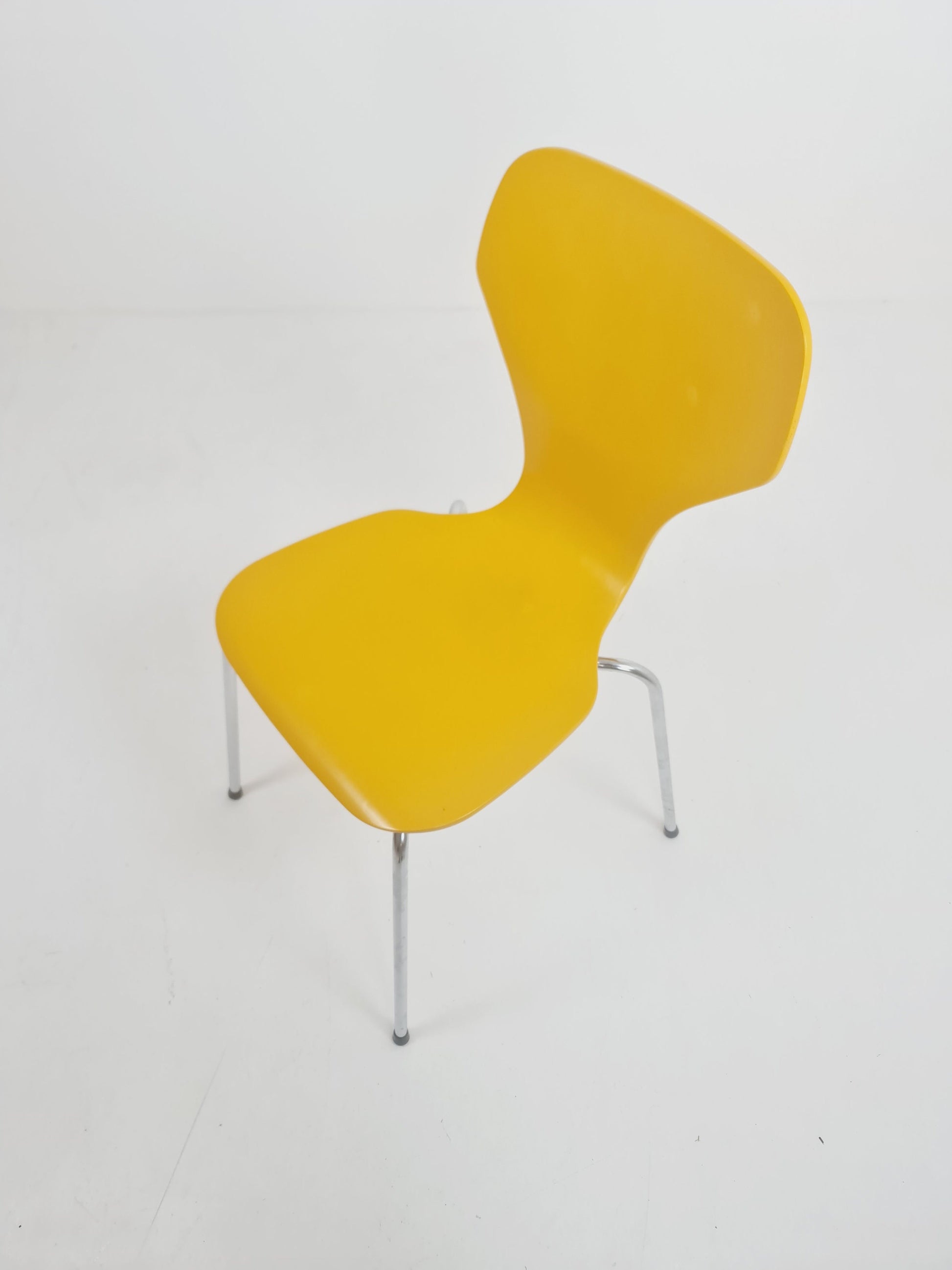 Yellow retro Danish chair by Phoenix Denmark, 1990s