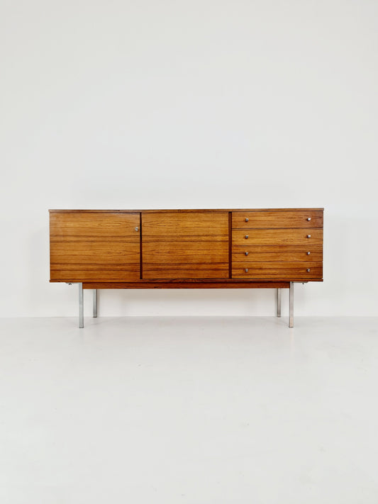 Rare Mid Century Modern German rosewood Sideboard by Friedrich Landwehr, 1950s