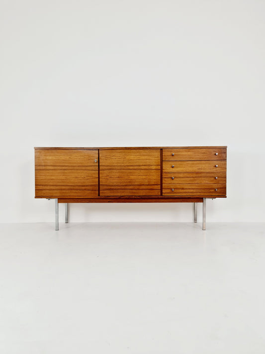 Rare Mid Century Modern German rosewood Sideboard by Friedrich Landwehr, 1950s