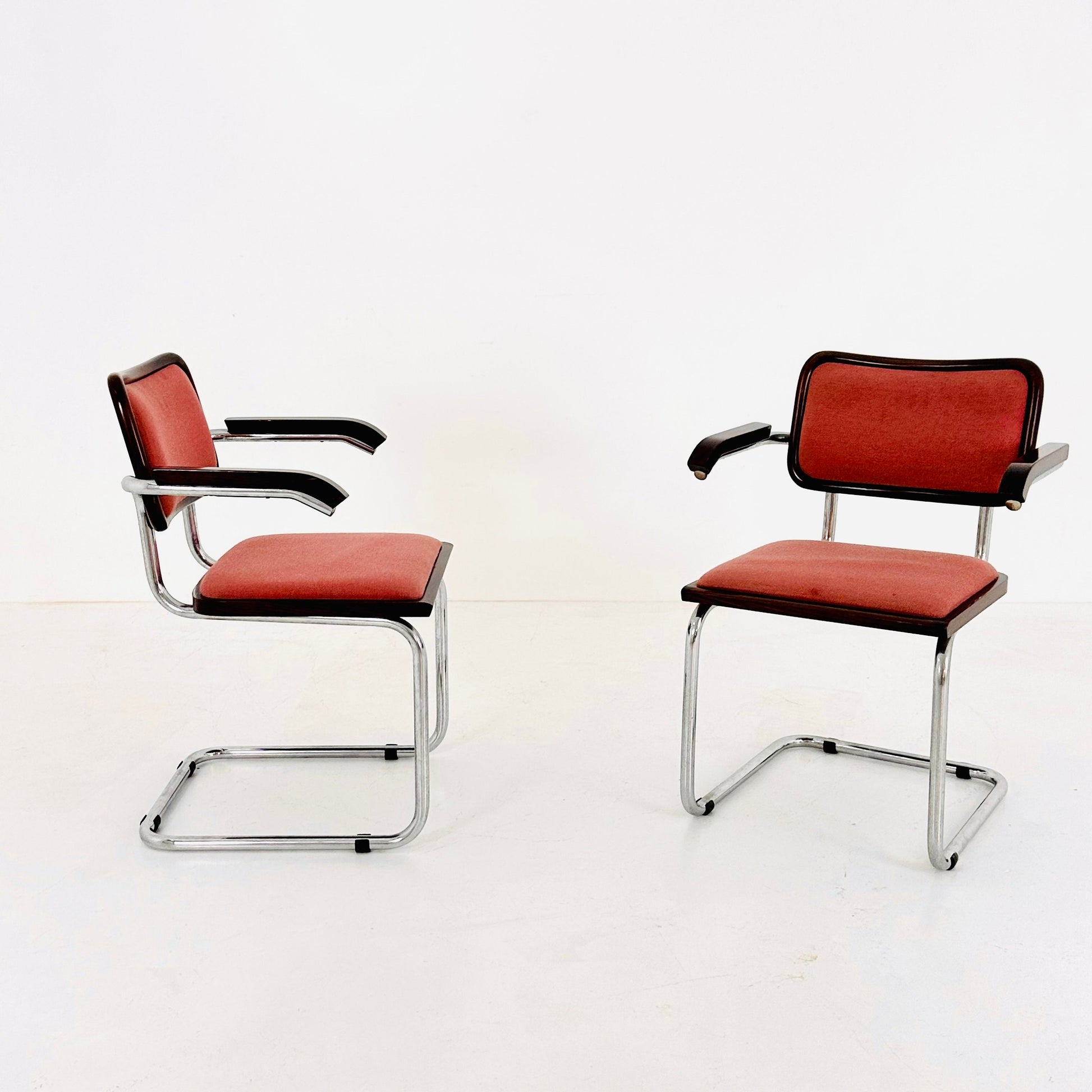 Marcel Breuer B32 upholstered Cesca Armchair, bauhaus design by Bene