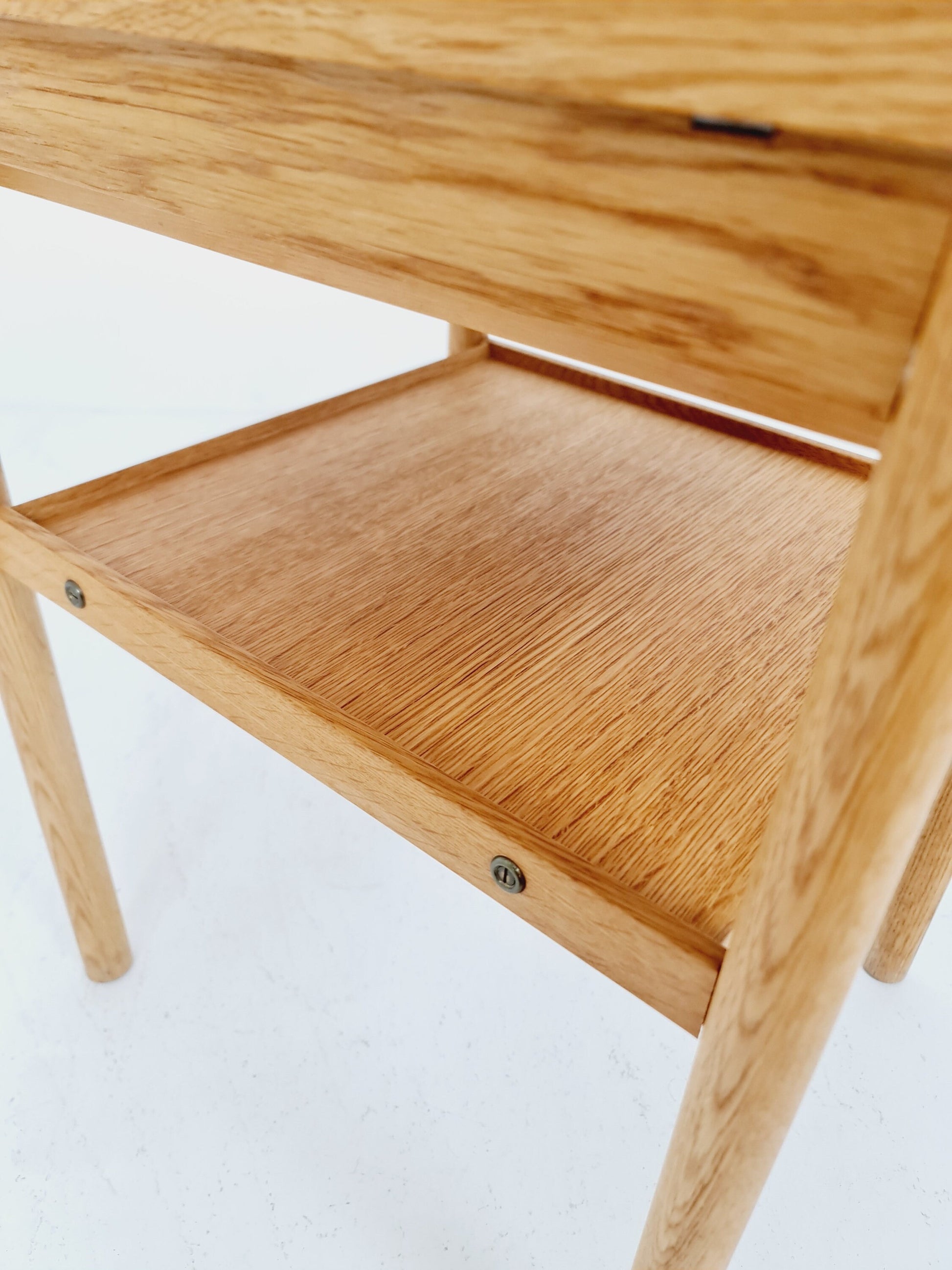 Midcentury Scandinavian oak Vintage Side table/ Bedside table, 1960s