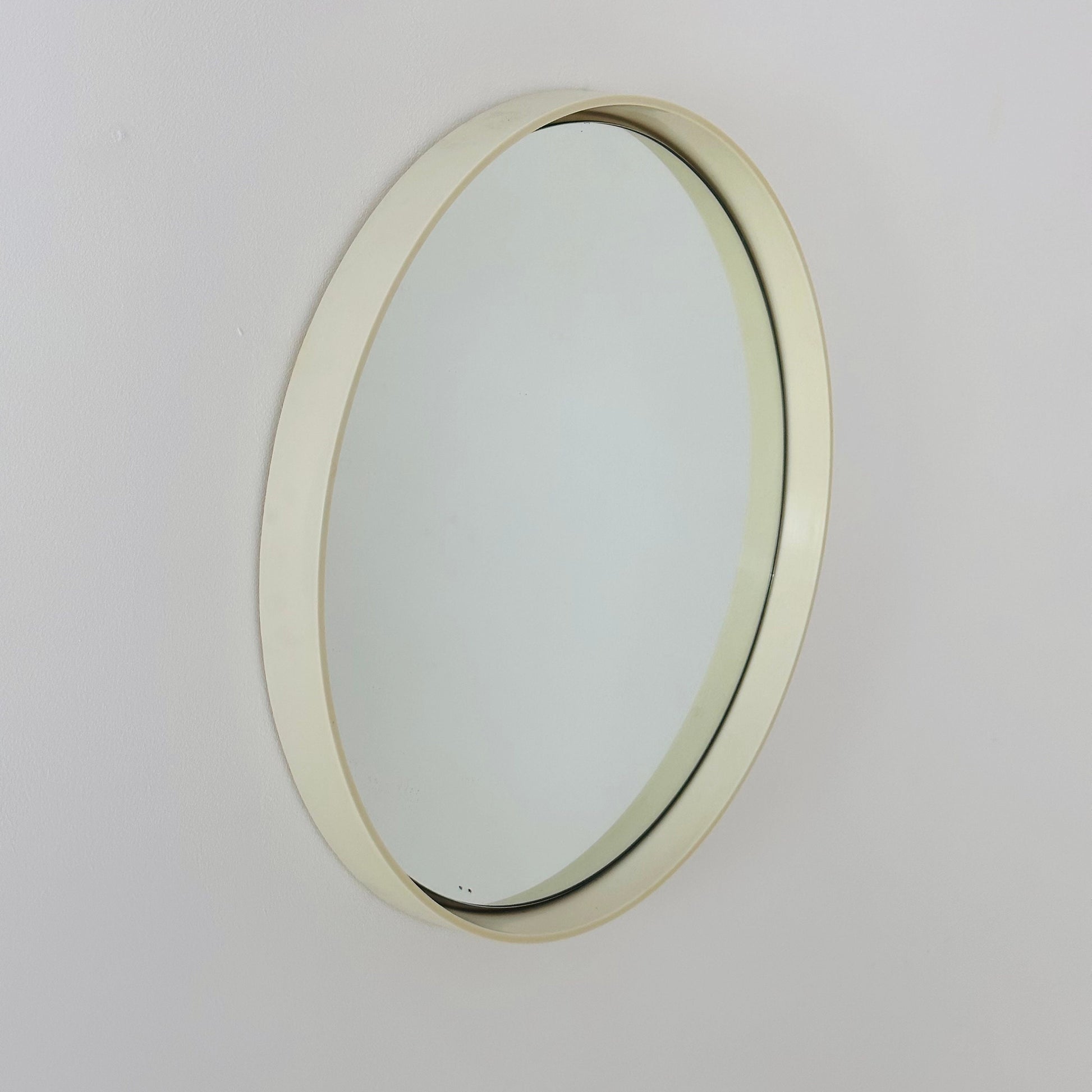 Space Age \Mid-Century Round Mirrror, 1970s
