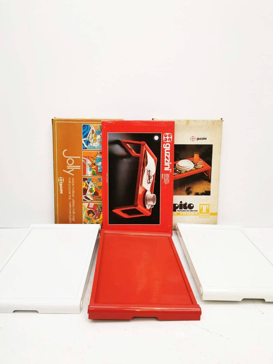 Guzzini Pepito,design Luigi Massoni, side table, breakfast table with original packing 1970s