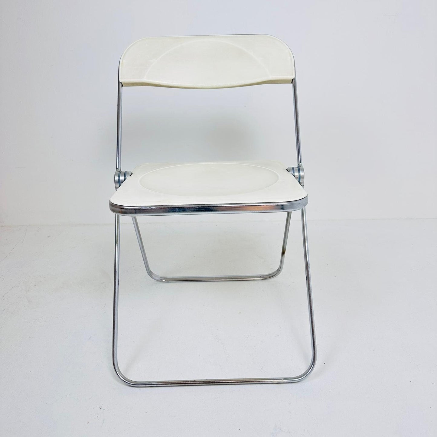 Vintage Italian Plia Folding Chair by Giancarlo Piretti for Castelli, 1970s