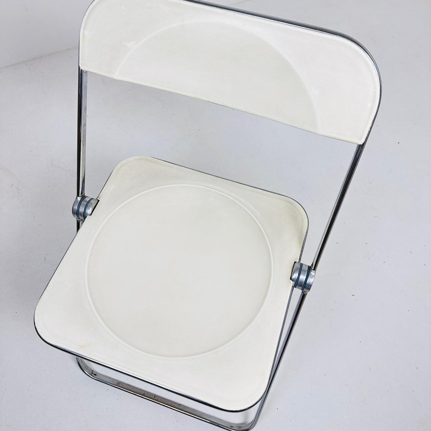 Vintage Italian Plia Folding Chair by Giancarlo Piretti for Castelli, 1970s