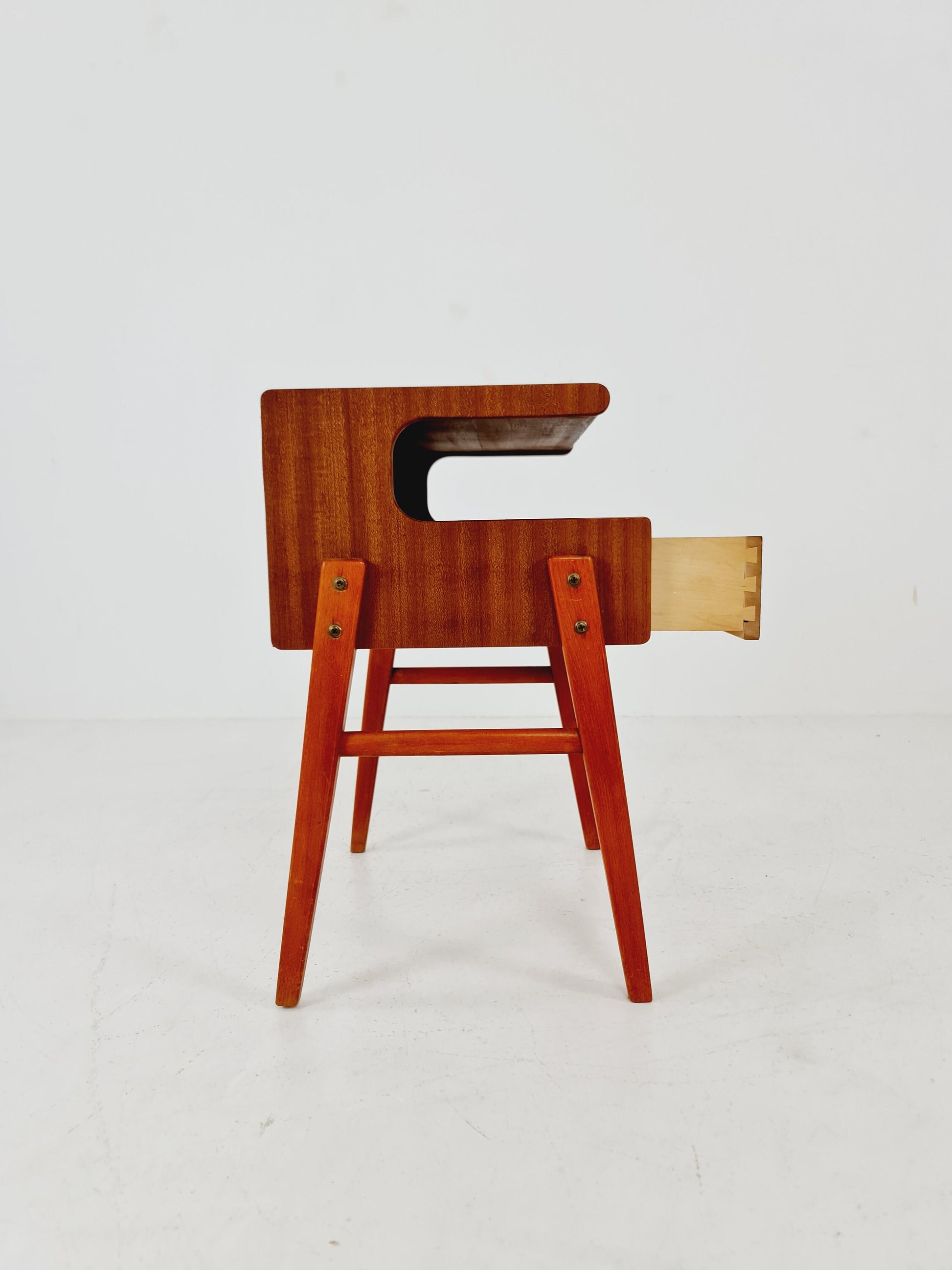 Midcentury Danish Mahogany Vintage Side table/ Bedside table/ Night stand, 1960s