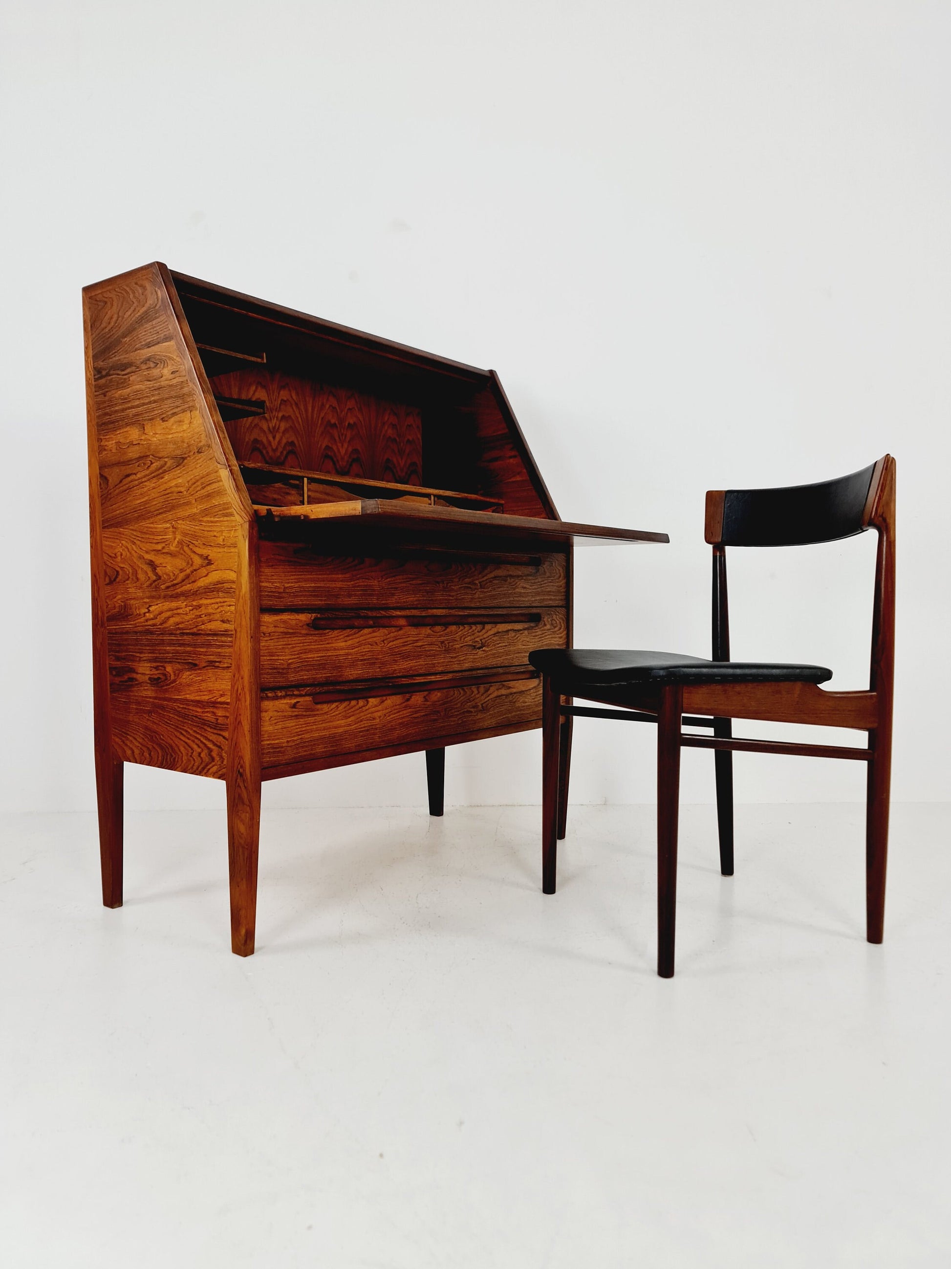Midcentury Secretary Desk by Nils Jonsson for Tørring Møbelfabrik, Denmark, 1960's