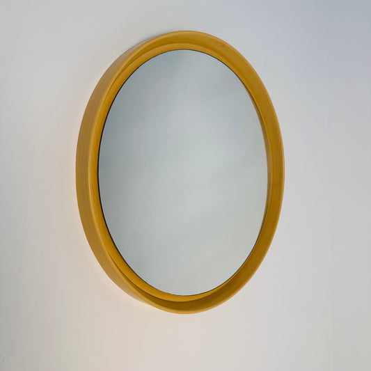 Space Age \Mid-Century Round Mirrror, 1970so