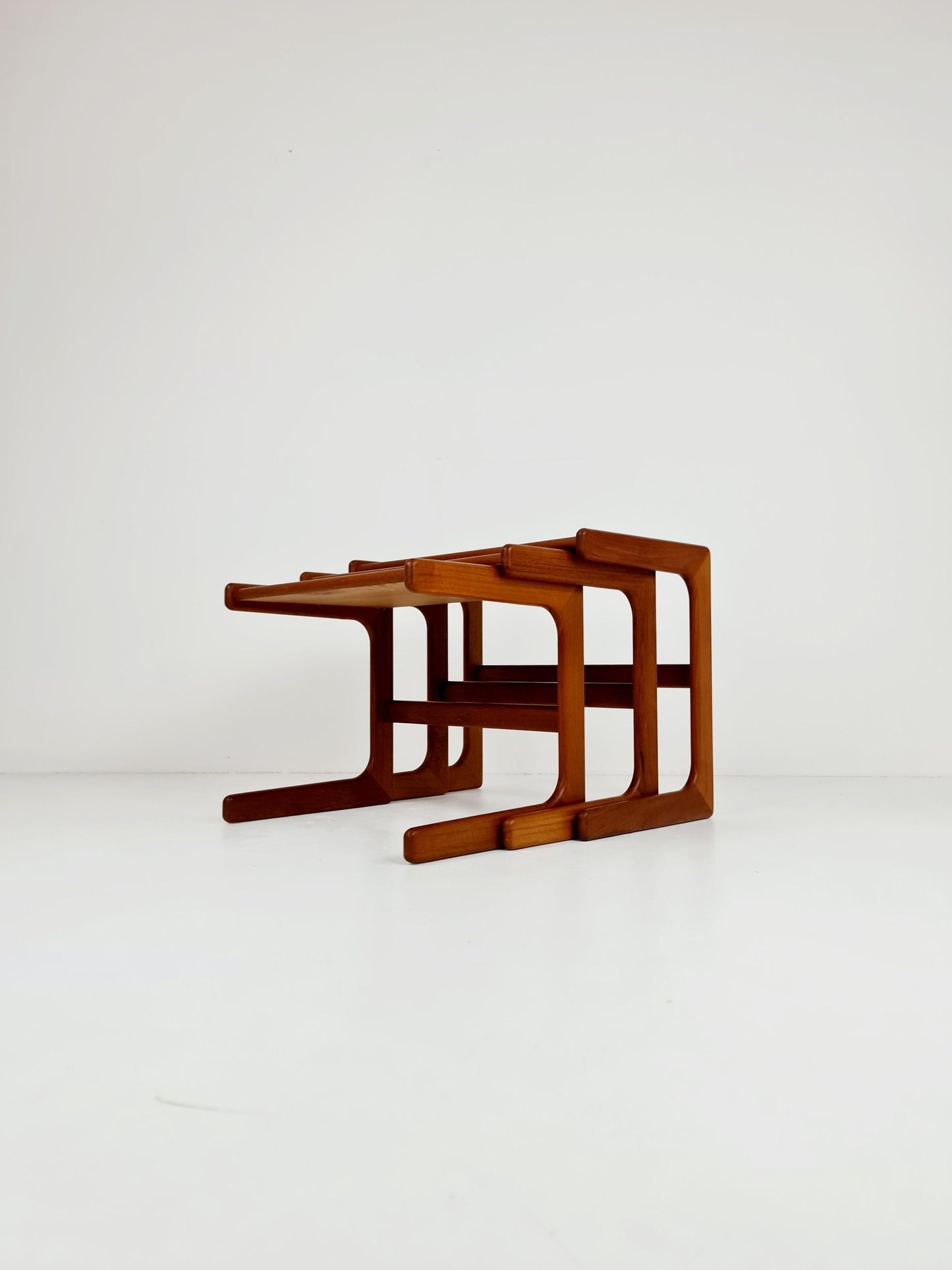 Midcentury danish teak nesting tables/ side tables by Salin Nyborg Möbler, 1960s