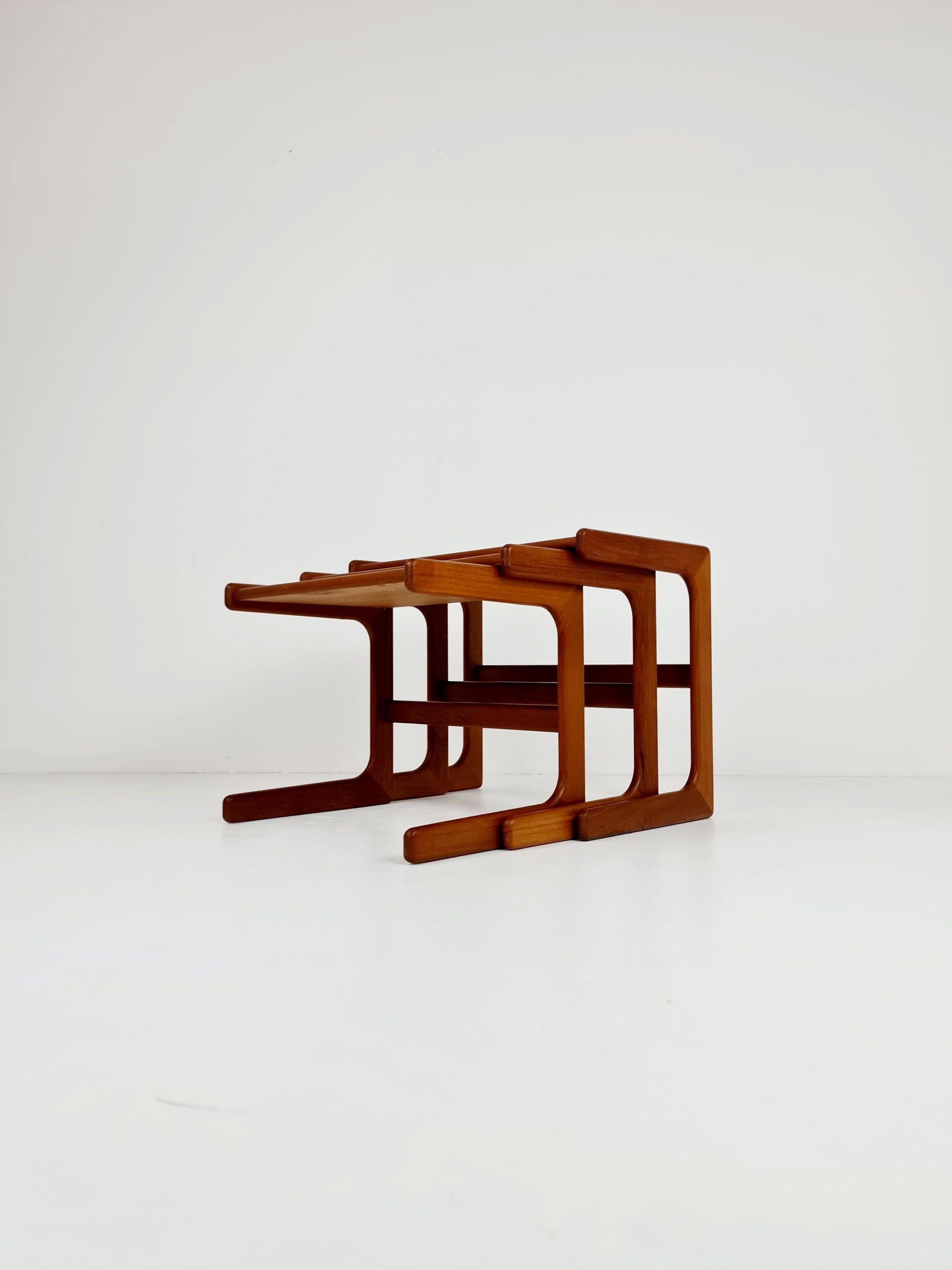 Midcentury danish teak nesting tables/ side tables by Salin Nyborg Möbler, 1960s