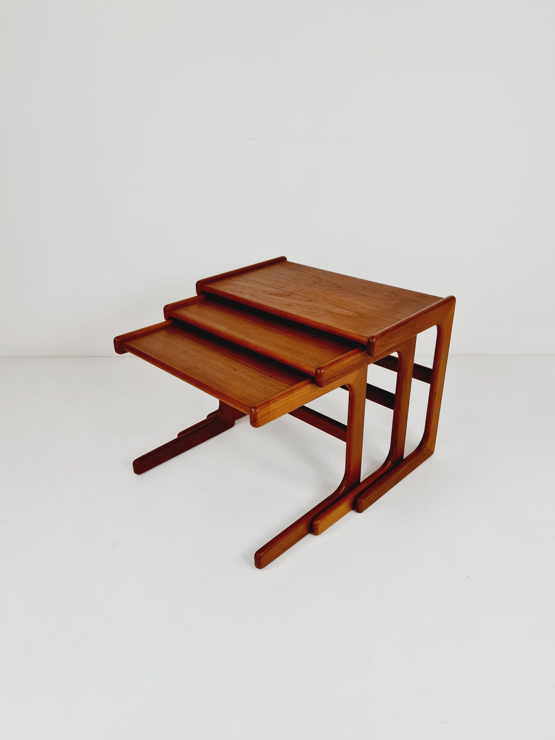 Midcentury danish teak nesting tables/ side tables by Salin Nyborg Möbler, 1960s
