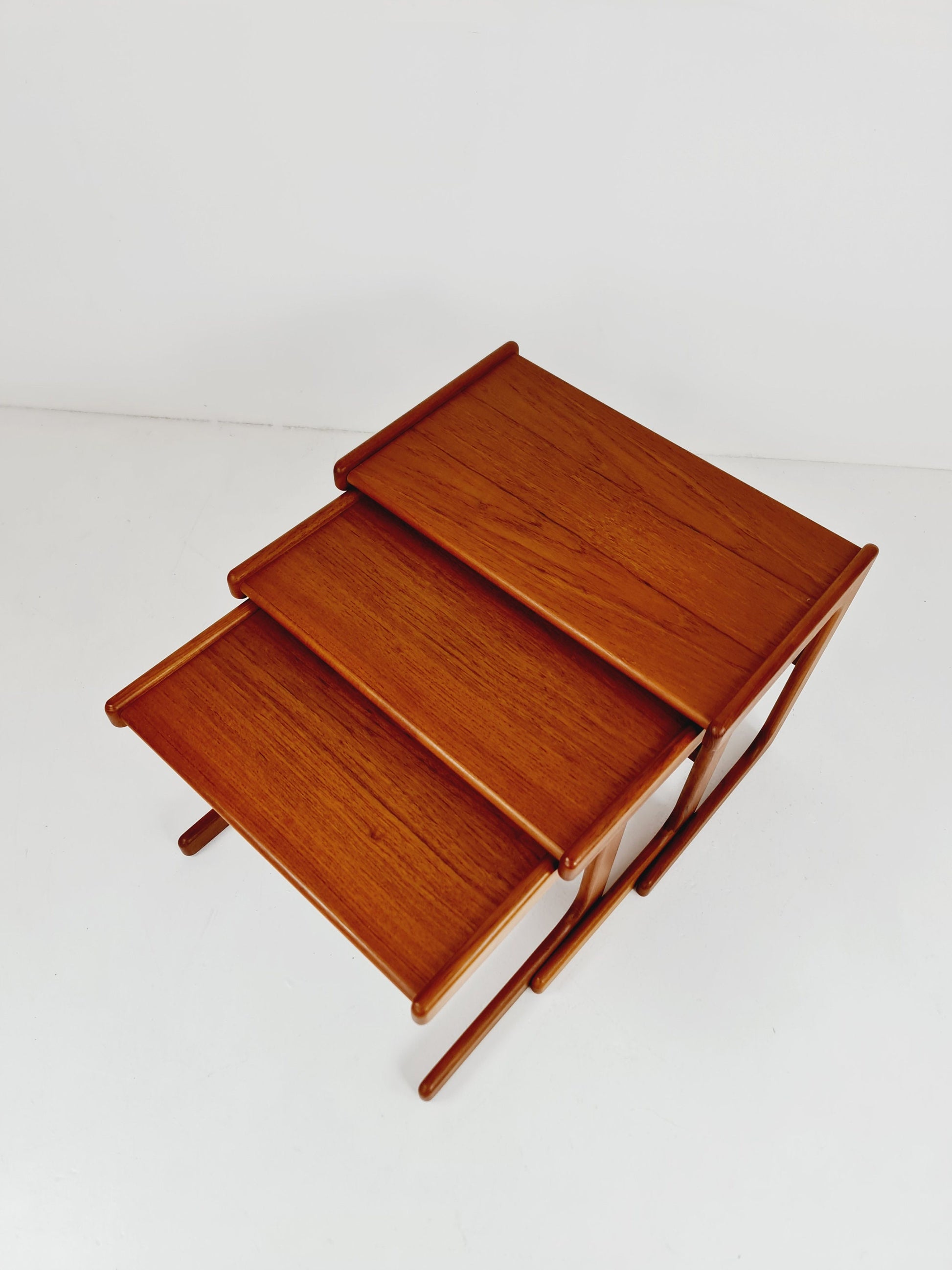 Midcentury danish teak nesting tables/ side tables by Salin Nyborg Möbler, 1960s