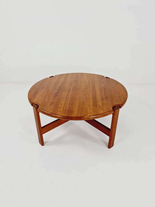 Danish Teak solid coffee table/ side table By Niels Bach for Randers Möbel, 1960s