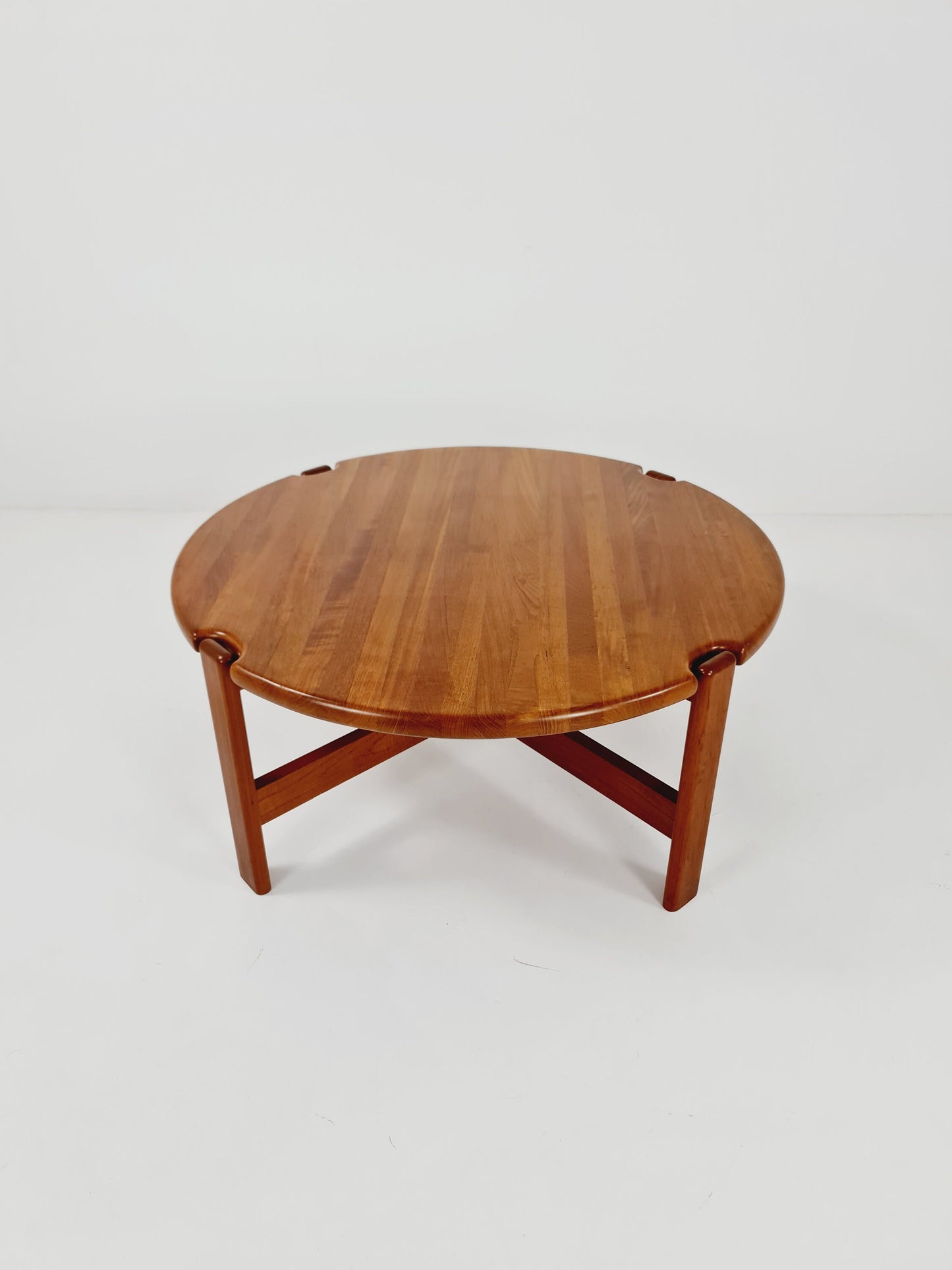 Danish Teak solid coffee table/ side table By Niels Bach for Randers Möbel, 1960s