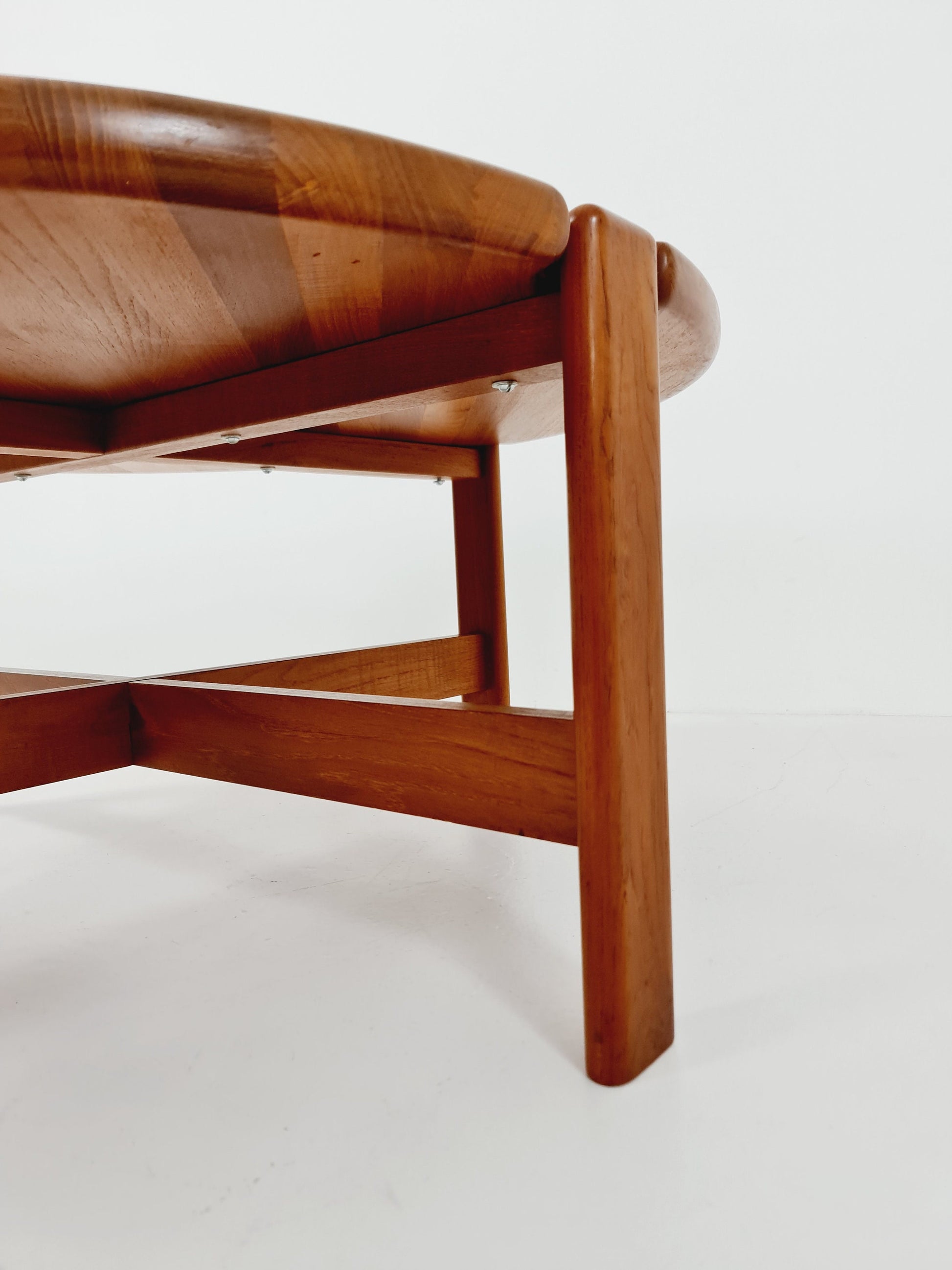 Danish Teak solid coffee table/ side table By Niels Bach for Randers Möbel, 1960s