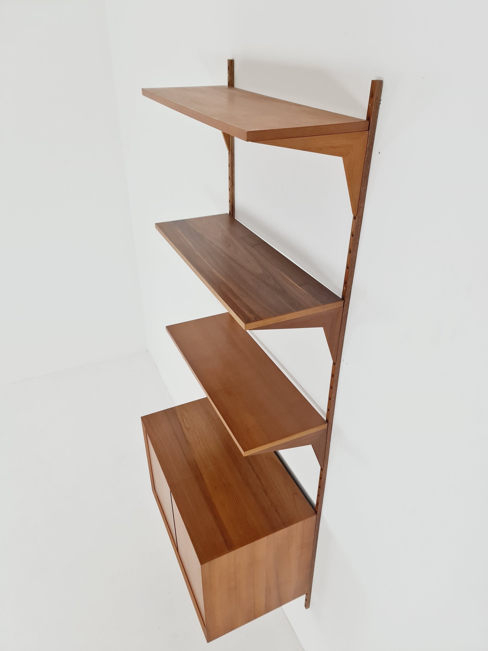 Mid century Single Danish Teak Wall Unit by Poul Cadovius for Cado, Denmark, 1960s