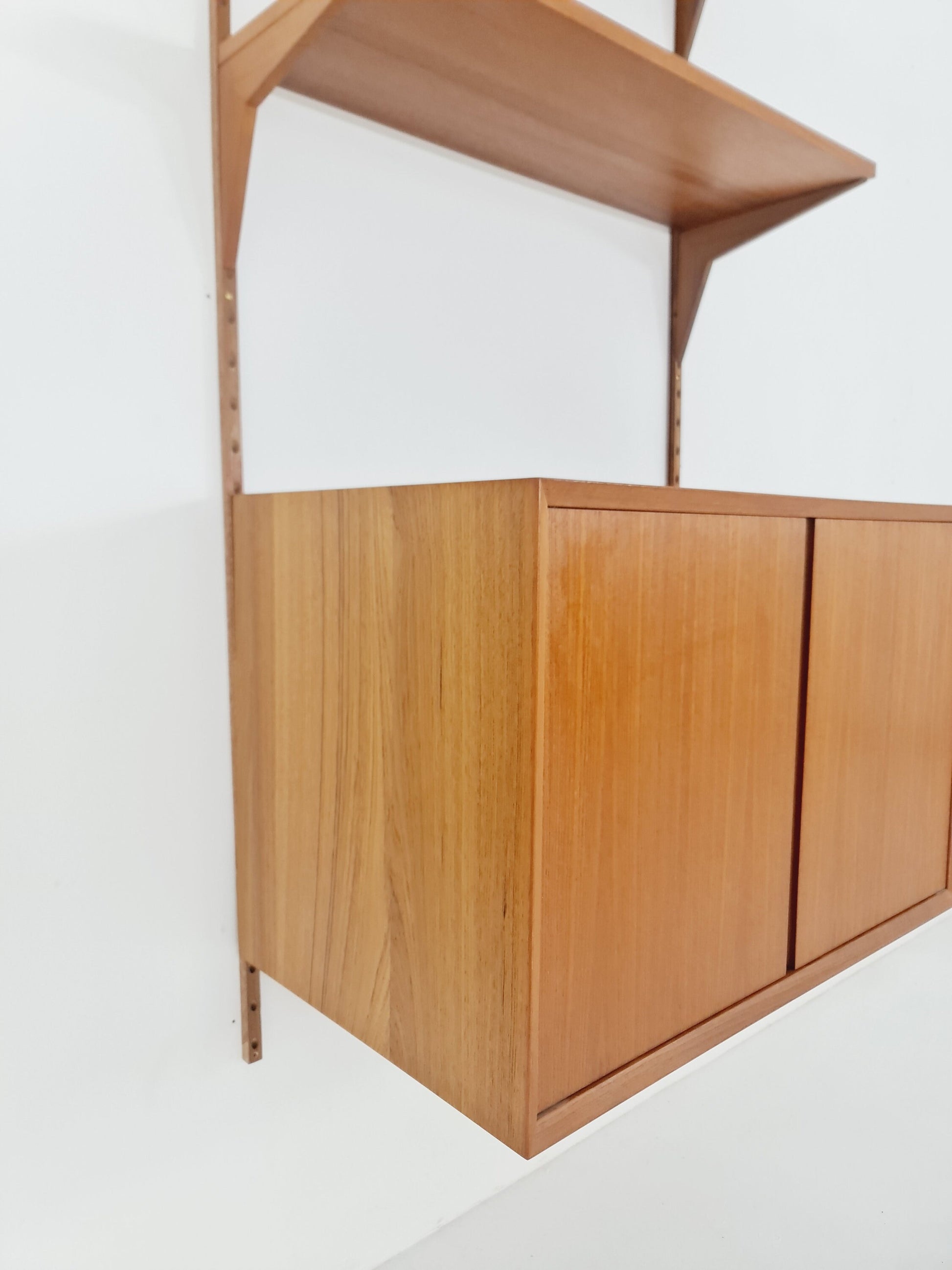 Mid century Single Danish Teak Wall Unit by Poul Cadovius for Cado, Denmark, 1960s
