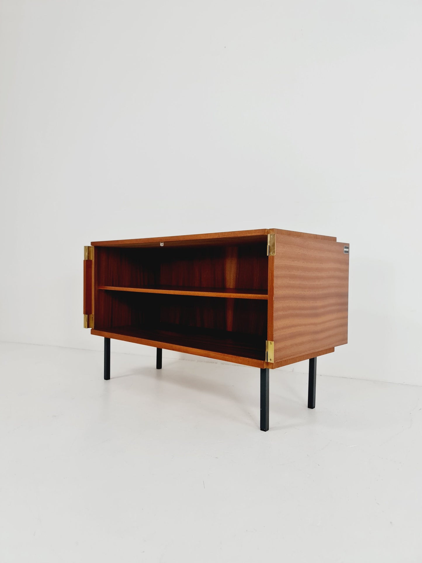 Mid century teak German modern cabinet, sideboard By Rego 60s