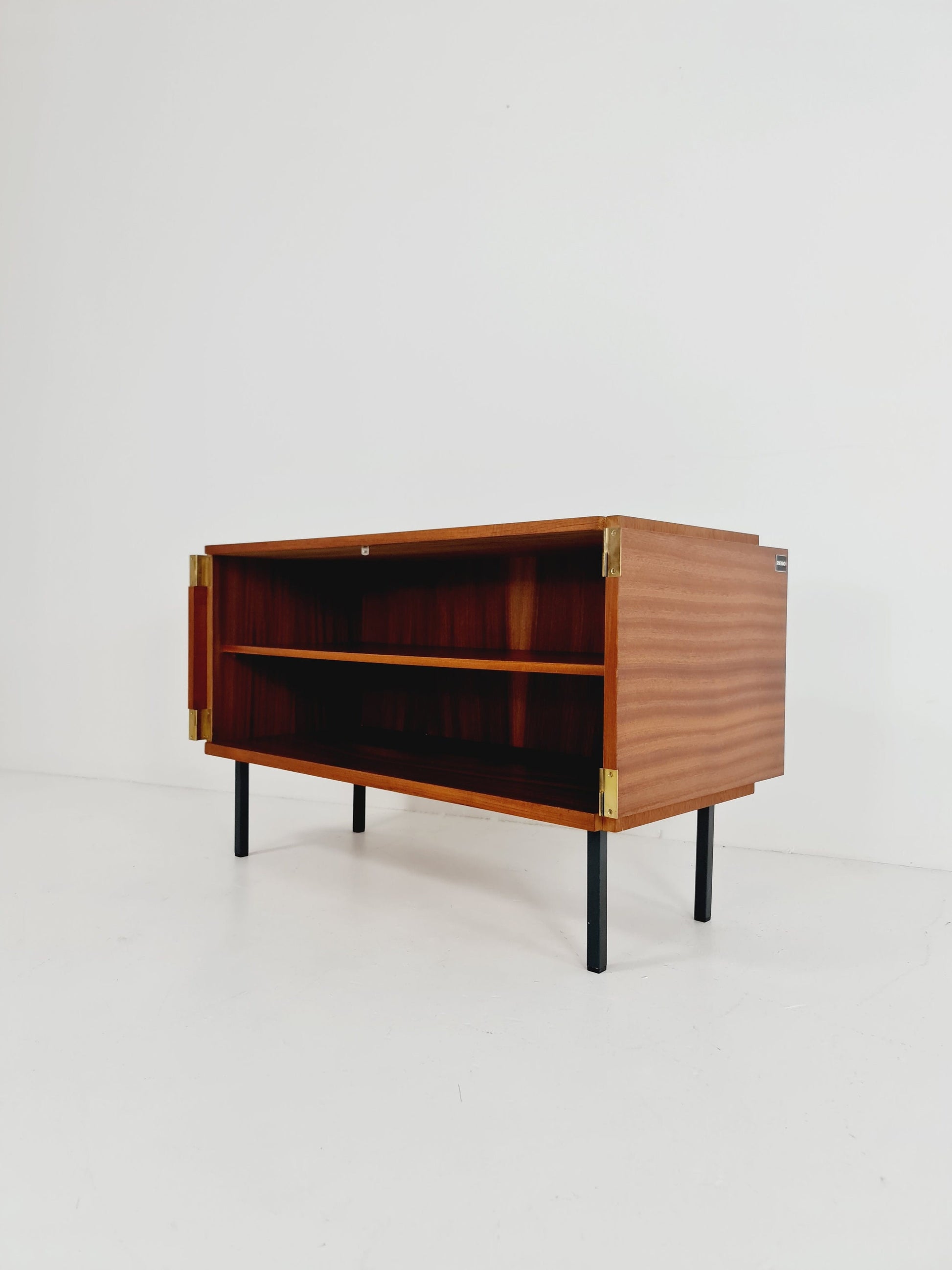 Mid century teak German modern cabinet, sideboard By Rego 60s
