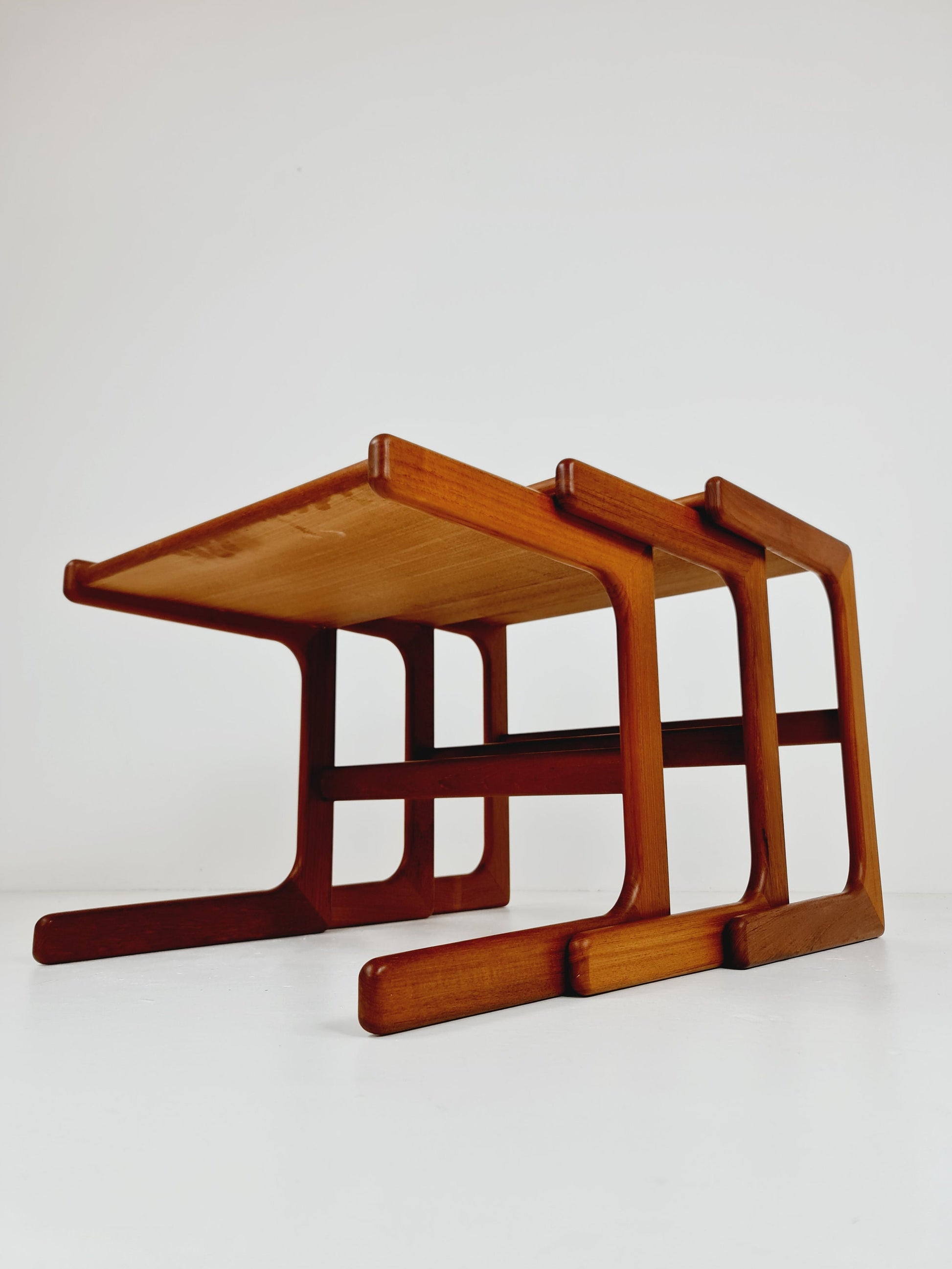 Midcentury danish teak nesting tables/ side tables by Salin Nyborg Möbler, 1960s