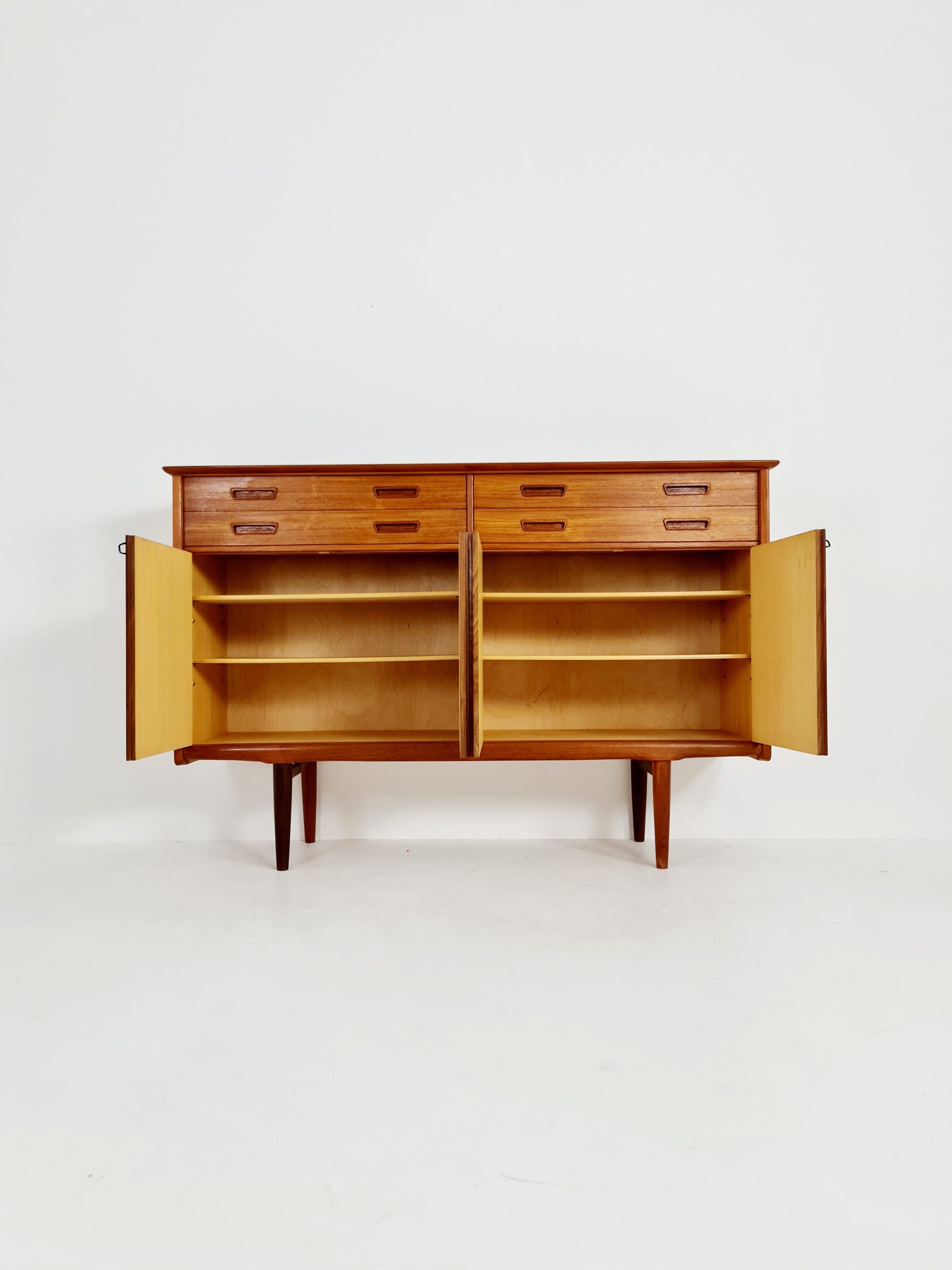 Mid-Century Modern Norwegian highboard, Sideboard for Sörheim MöbelFabrik Nesttun, 1960s