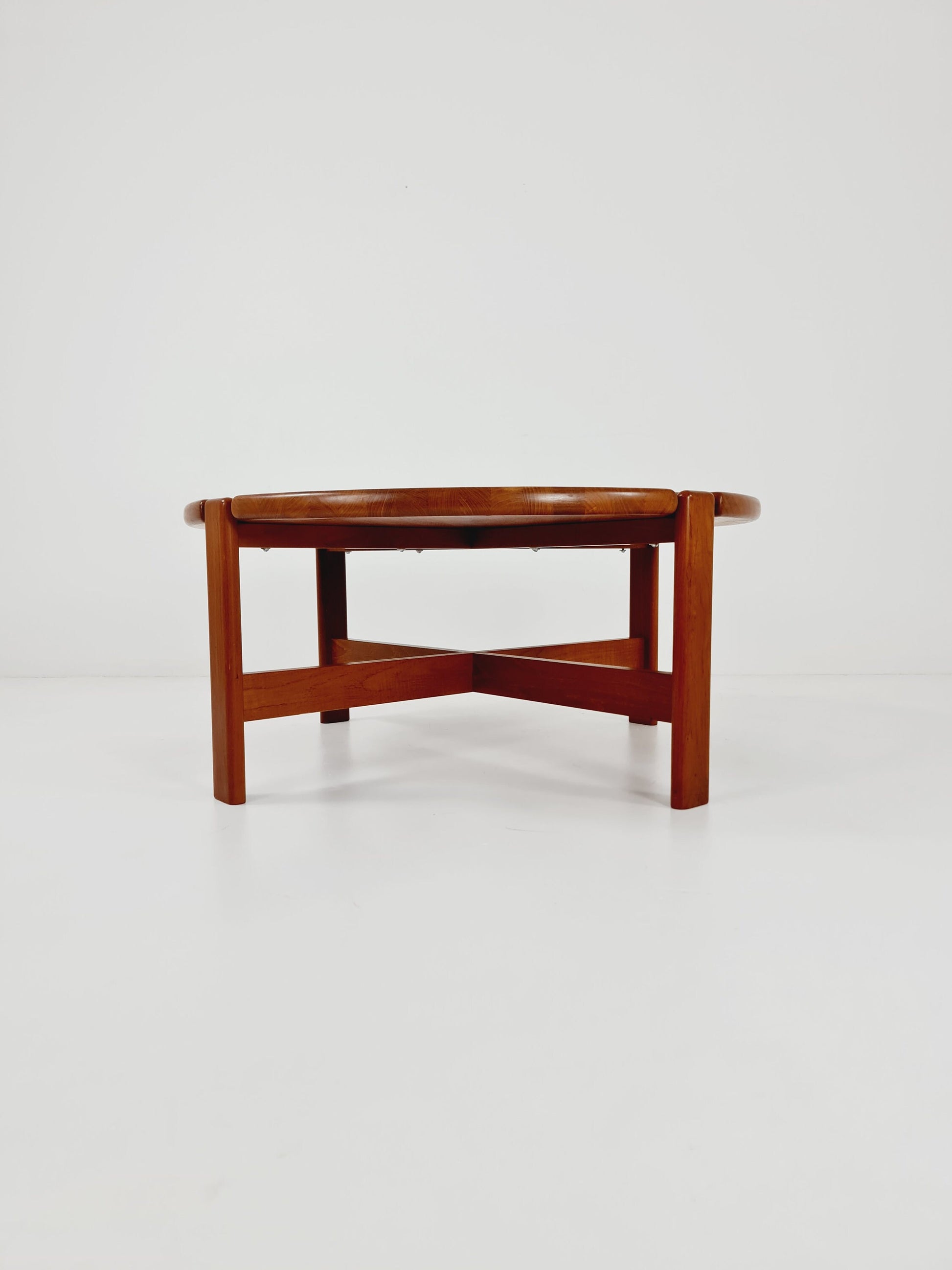 Danish Teak solid coffee table/ side table By Niels Bach for Randers Möbel, 1960s