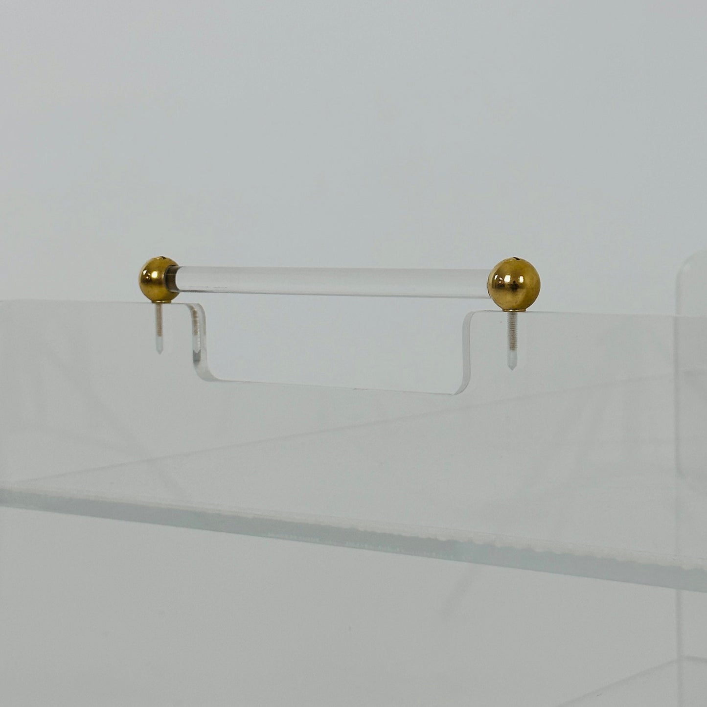 French space age serving trolley made of acrylic by David Lange, 1970s