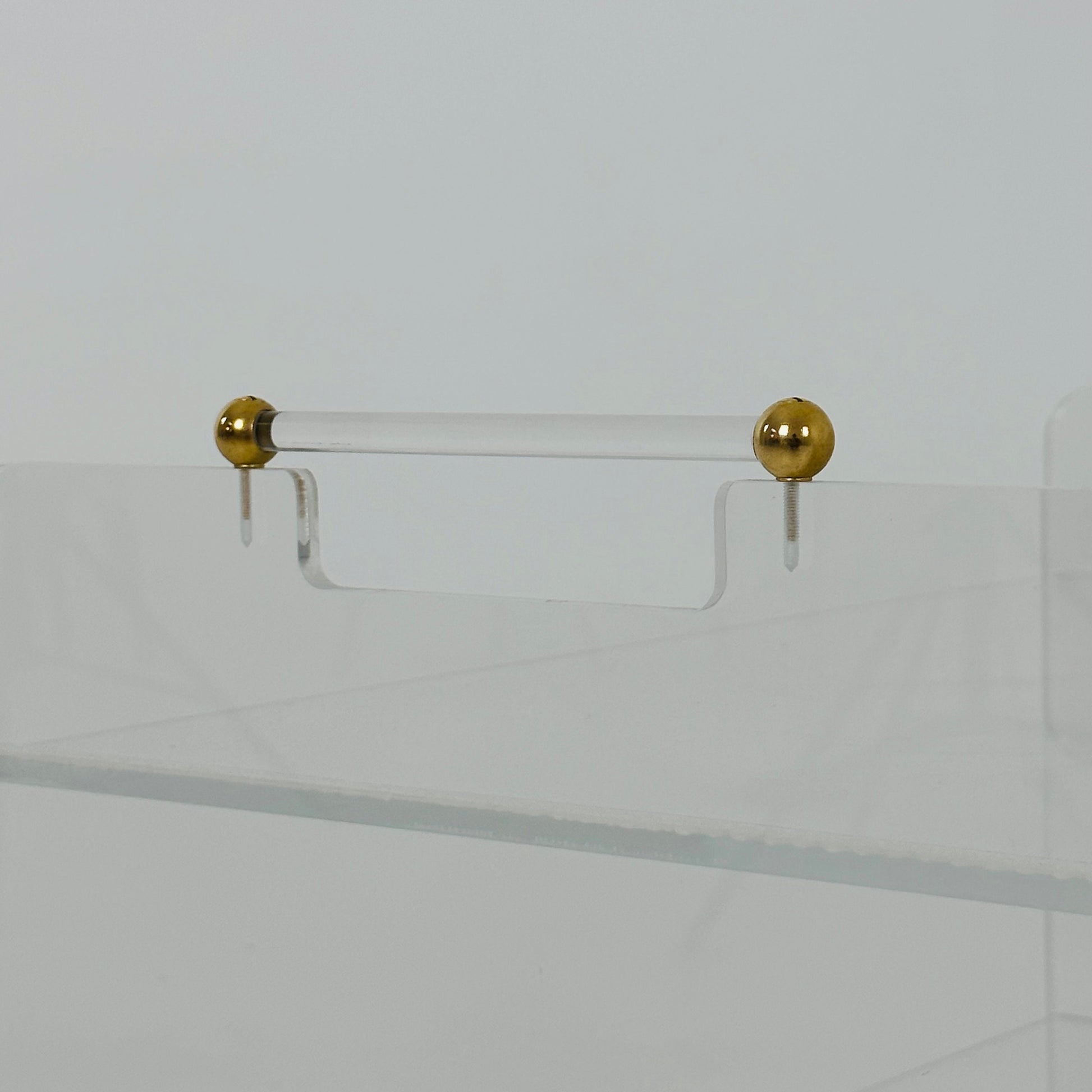 French space age serving trolley made of acrylic by David Lange, 1970s