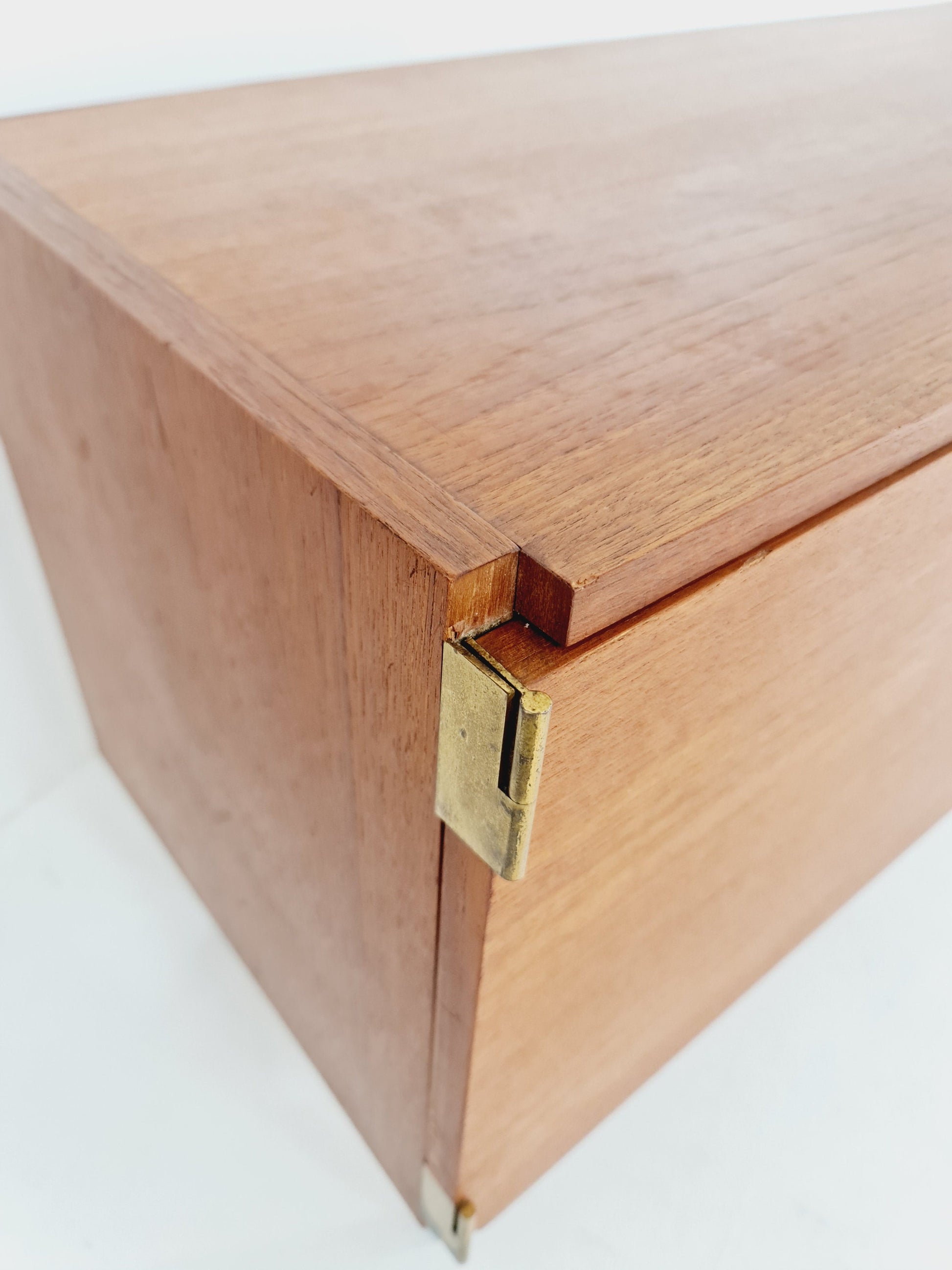 Mid century teak German modern cabinet, sideboard By Rego 60s