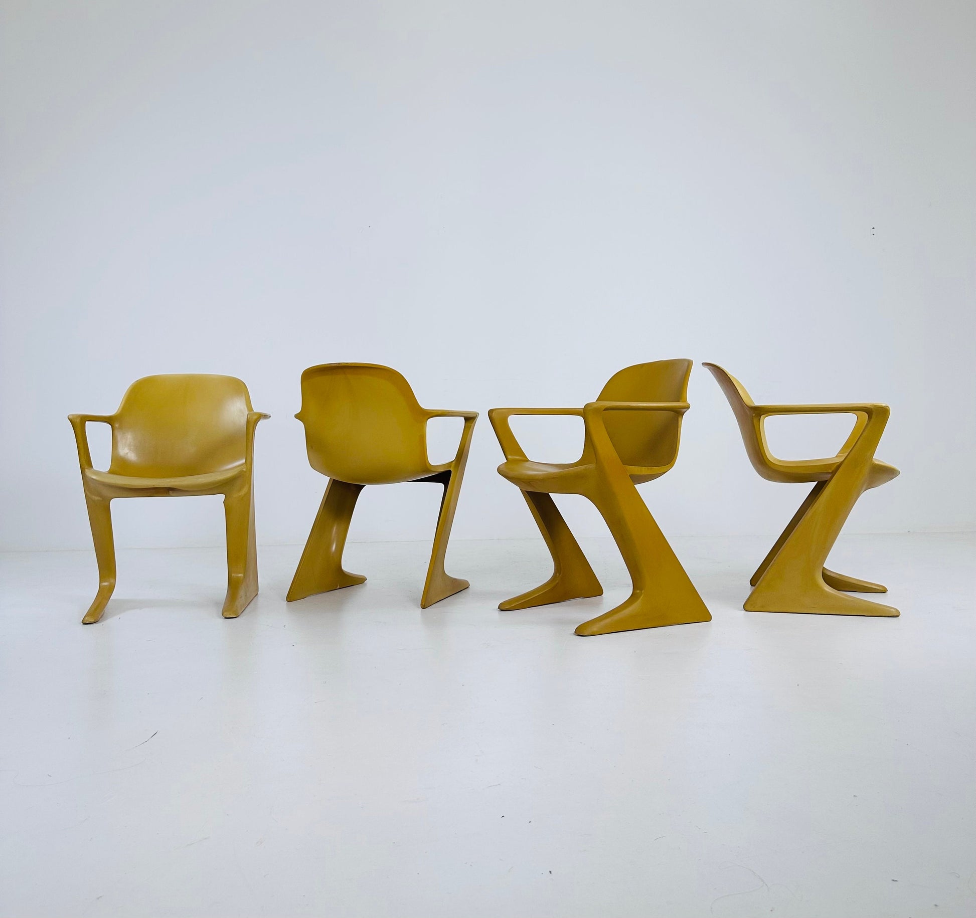 Set of 4 Kangoroo vintage Z Chairs by Ernst Moeckl - 1960s