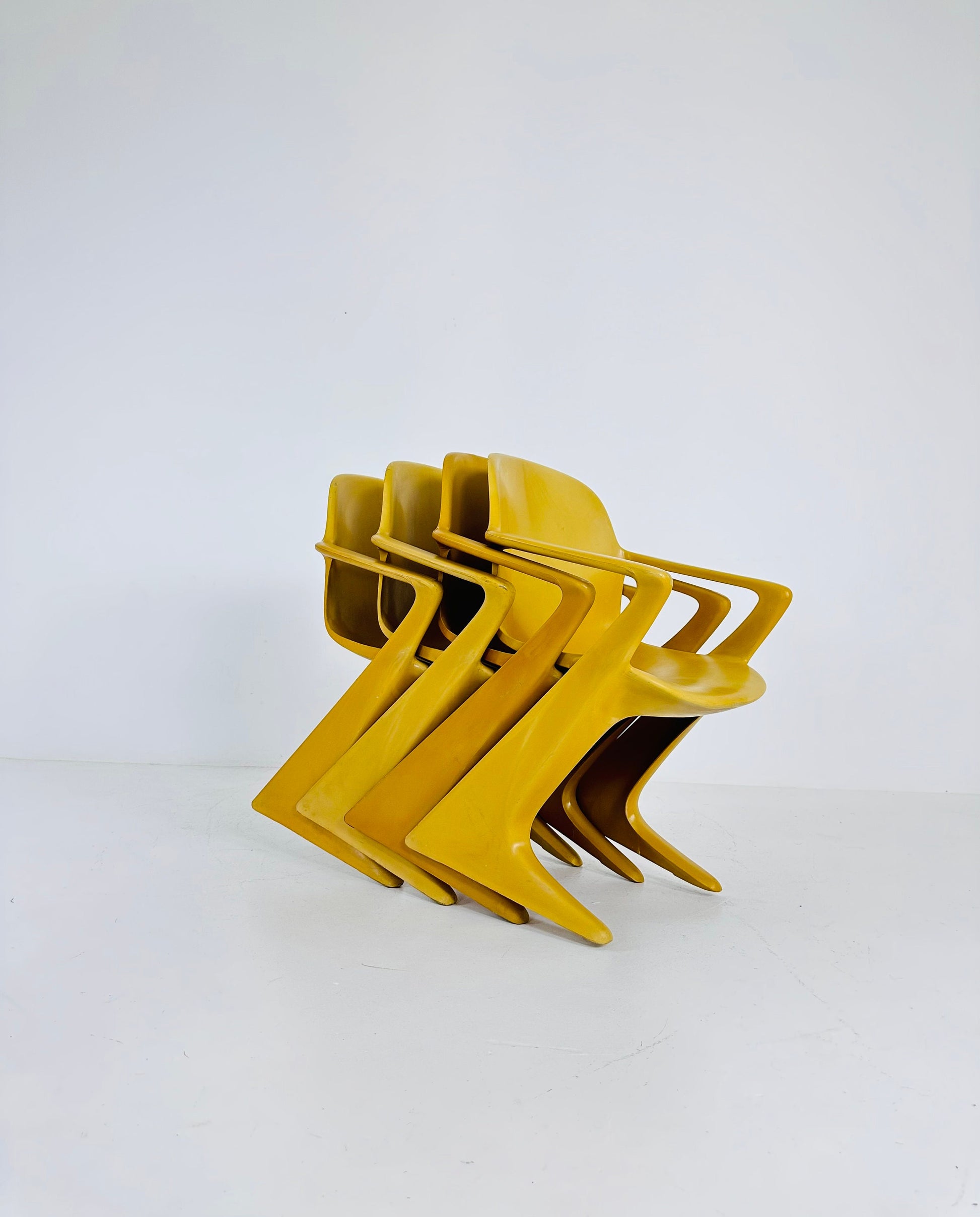 Set of 4 Kangoroo vintage Z Chairs by Ernst Moeckl - 1960s