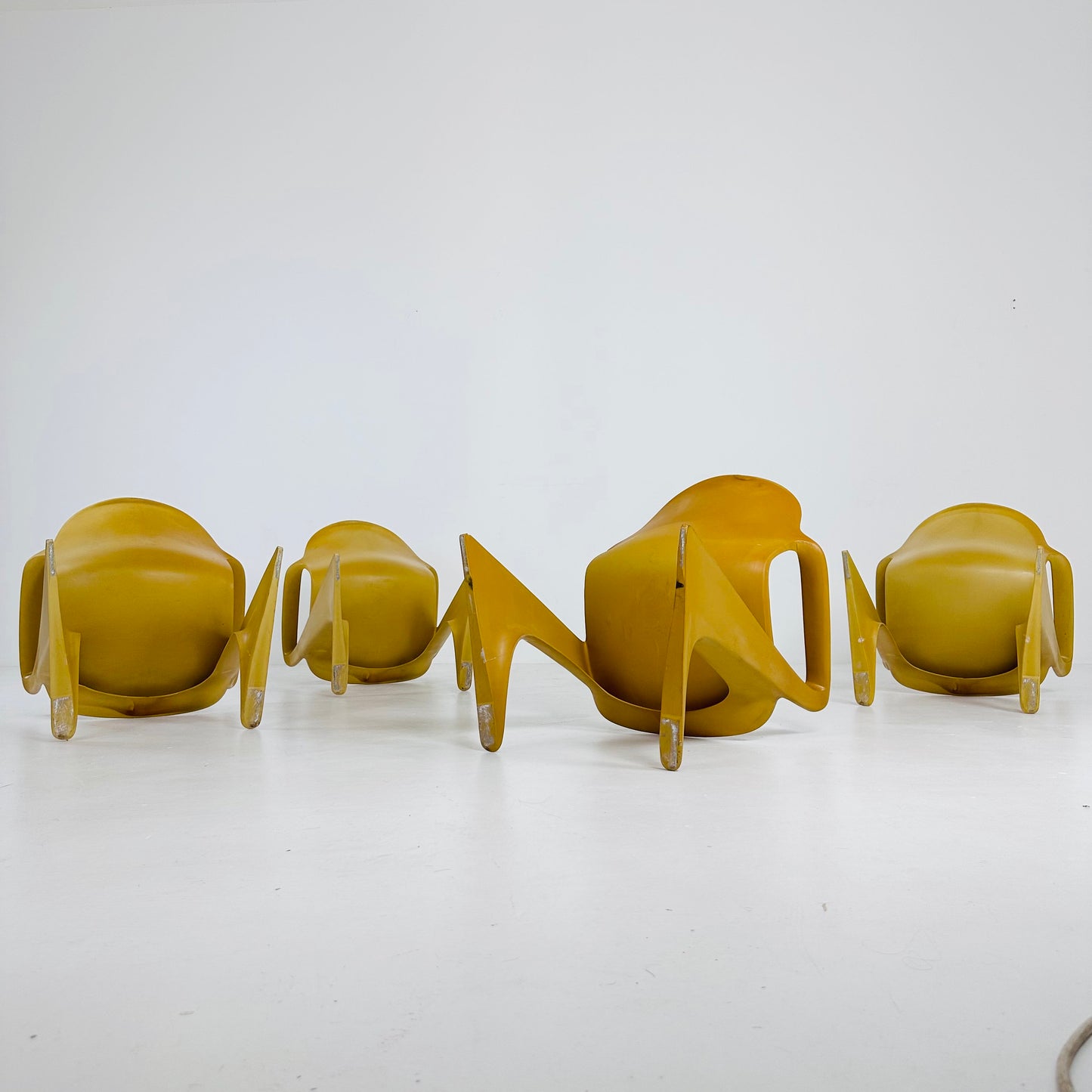Set of 4 Kangoroo vintage Z Chairs by Ernst Moeckl - 1960s