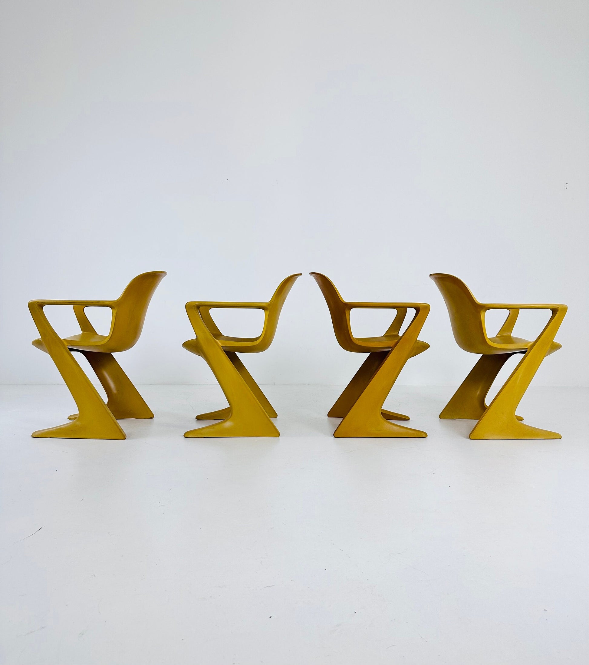 Set of 4 Kangoroo vintage Z Chairs by Ernst Moeckl - 1960s