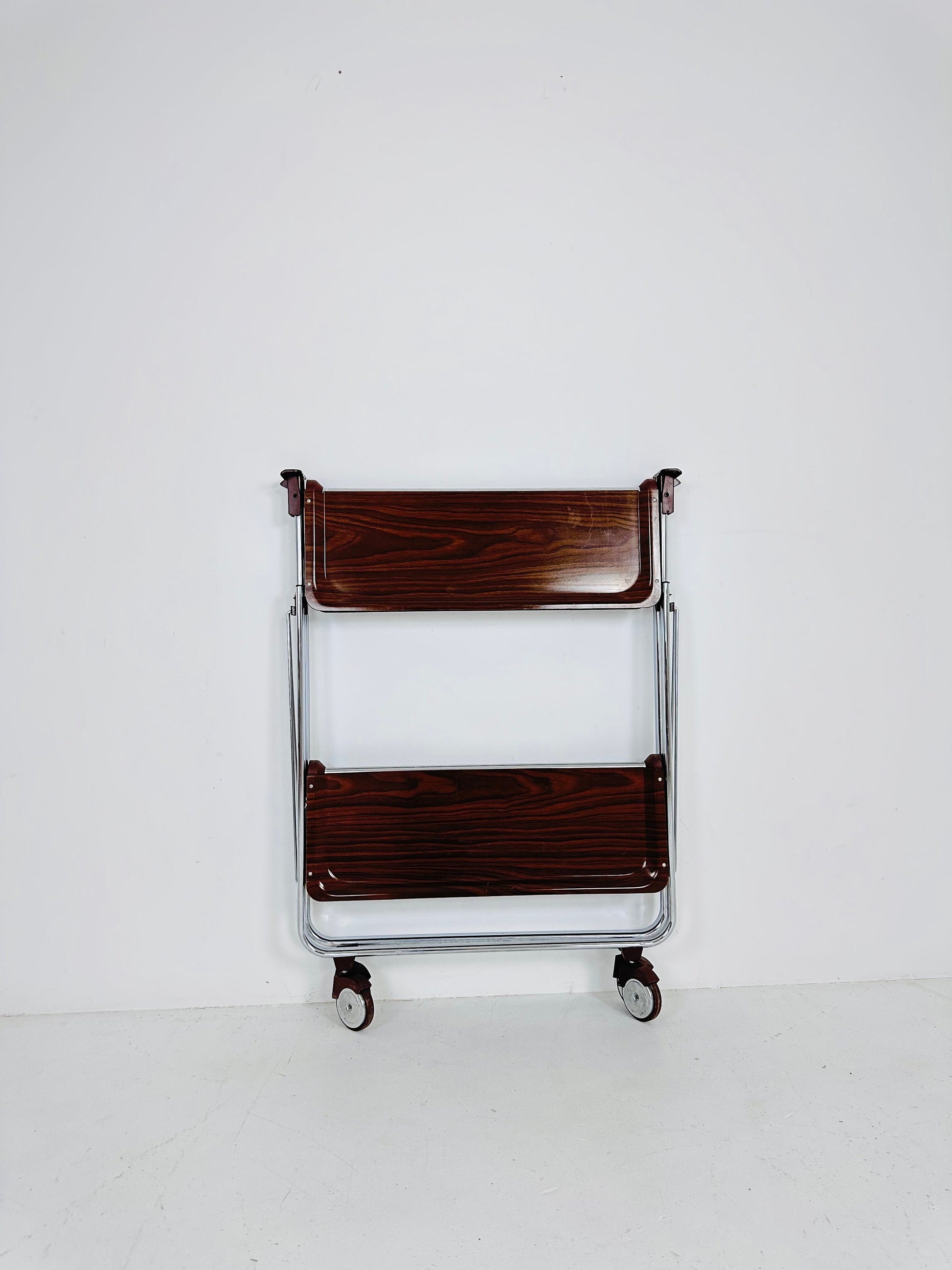 Foldable mid century tea cart Serving Trolley, 1960s