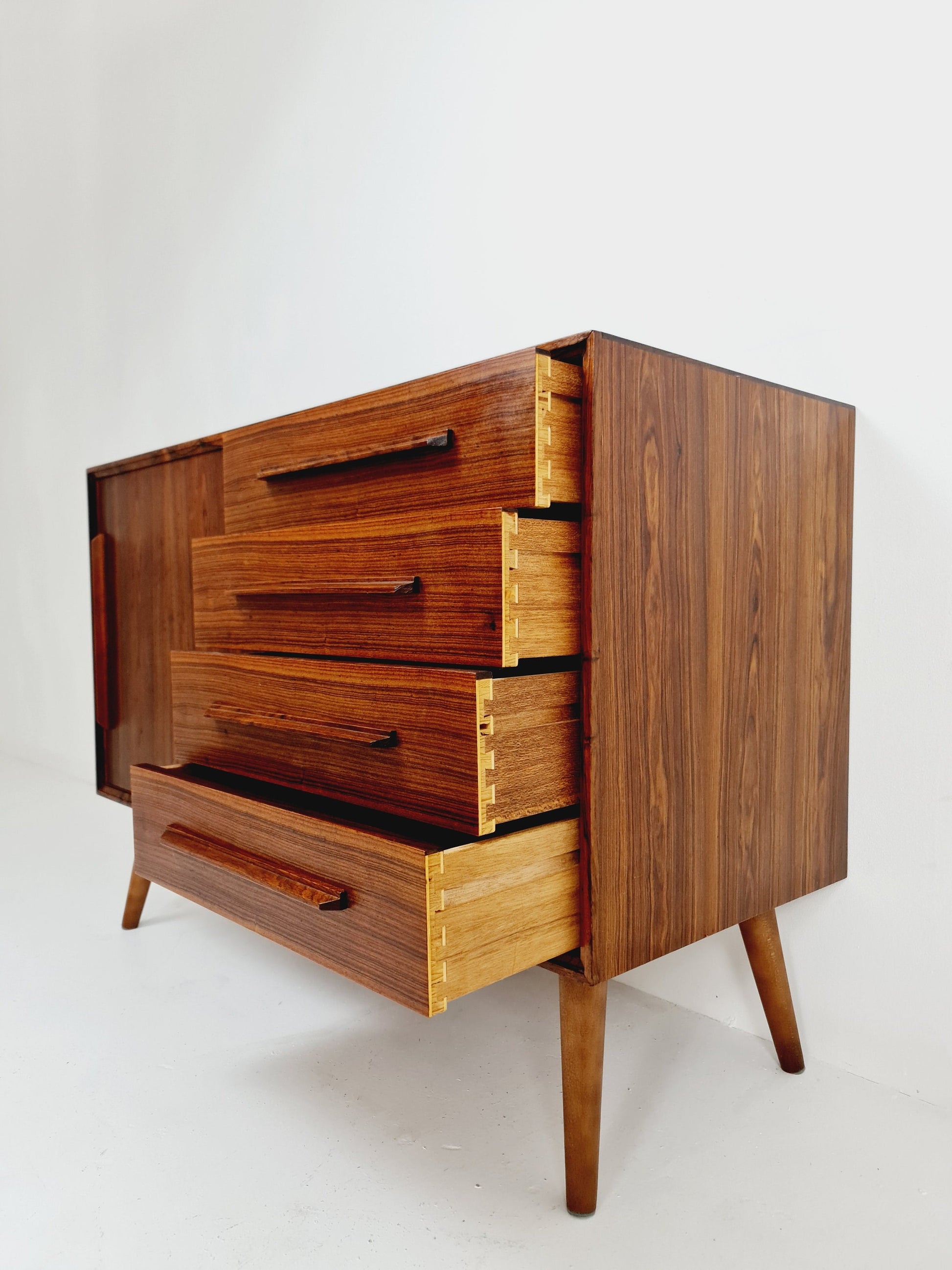 Rare Mid Century Modern Danish Sideboard with drawers, 1950s