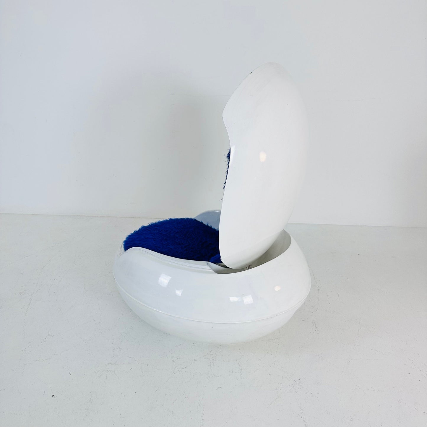 White blue Garden Egg Chair by Peter Ghyczy, 1960s