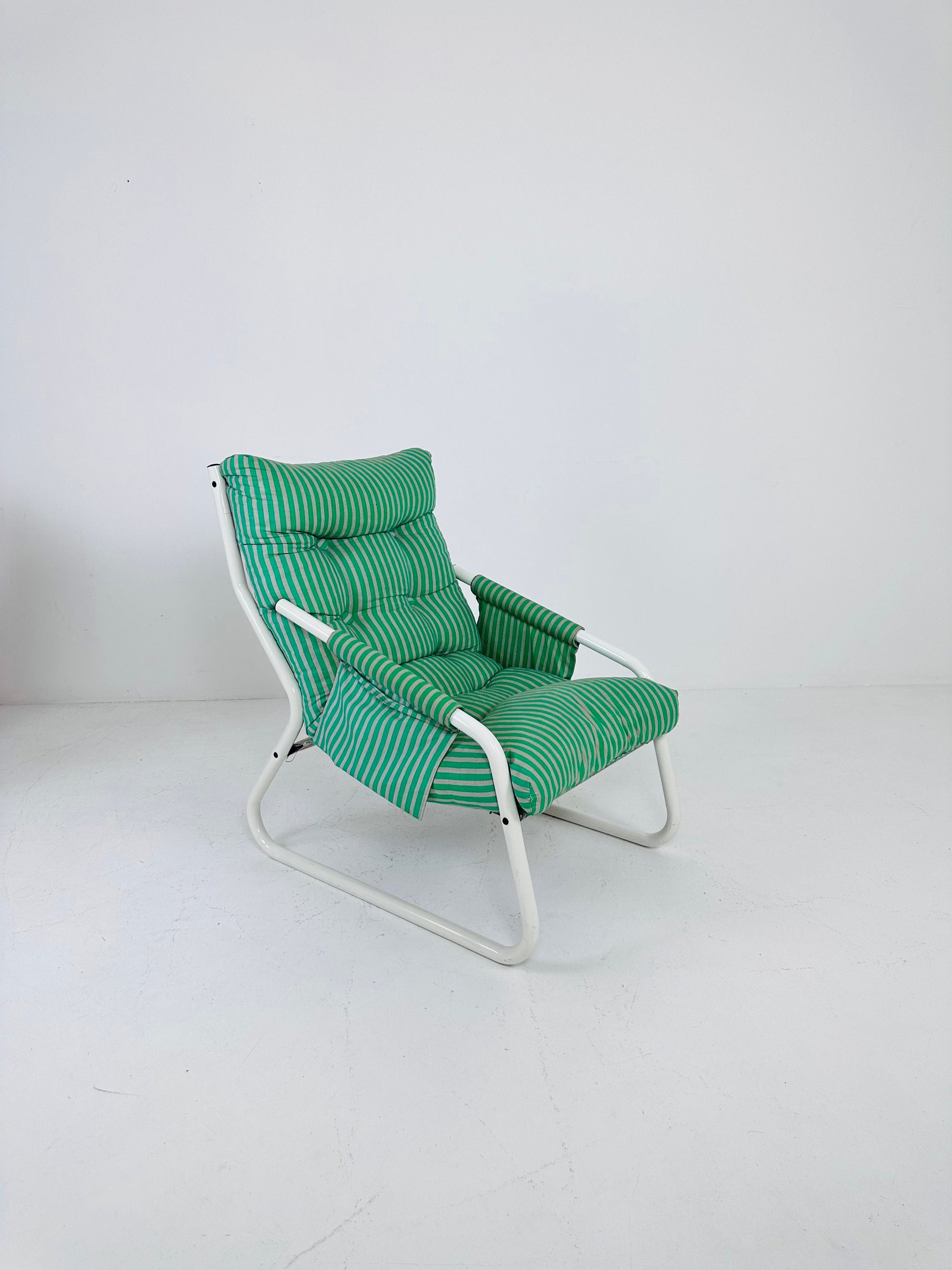 Rare Bauhaus design Armchair By Gillis Lundgren for Ikea Sweden 1970s