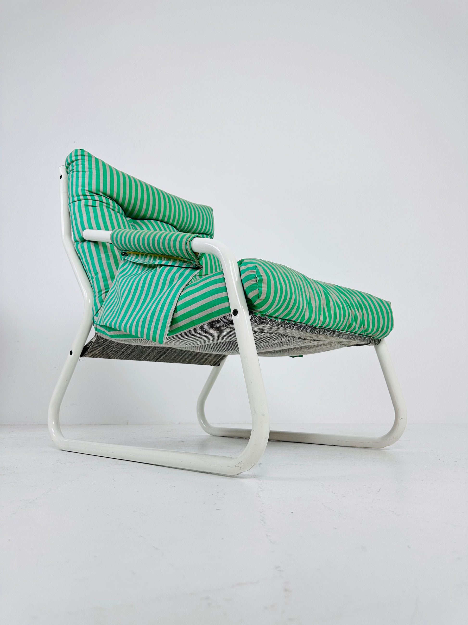 Rare Bauhaus design Armchair By Gillis Lundgren for Ikea Sweden 1970s