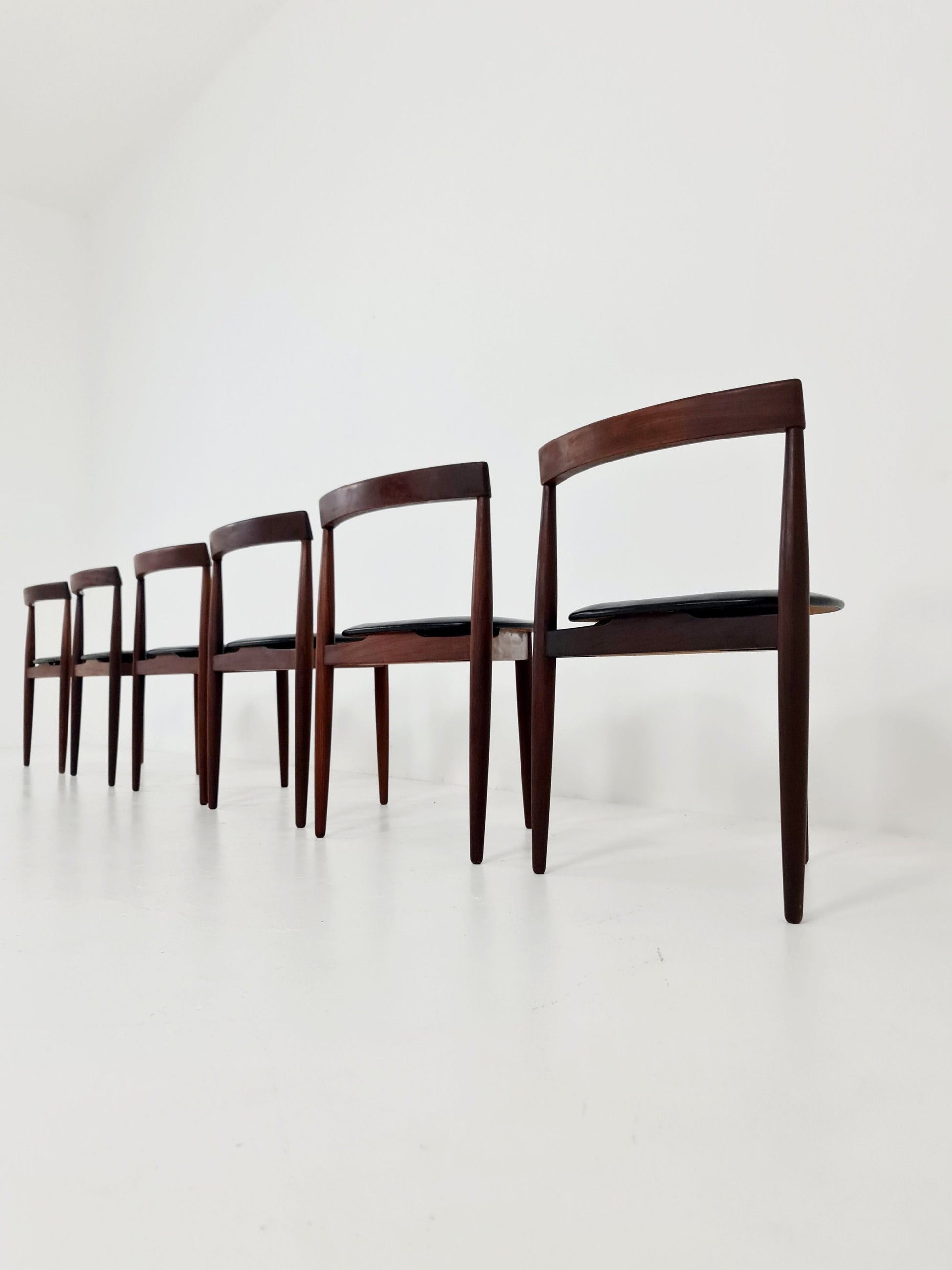 Danish Modern Chairs by Hans Olsen for Frem Rojle, Set of 6, 1960s