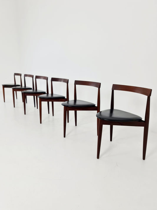 Danish Modern Chairs by Hans Olsen for Frem Rojle, Set of 6, 1960s