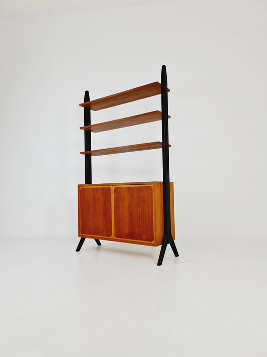 Danish freestanding Midcentury vintage bookshelf system / bookcase teak by Bengt Ruda Model ”Roxen”, 1960s