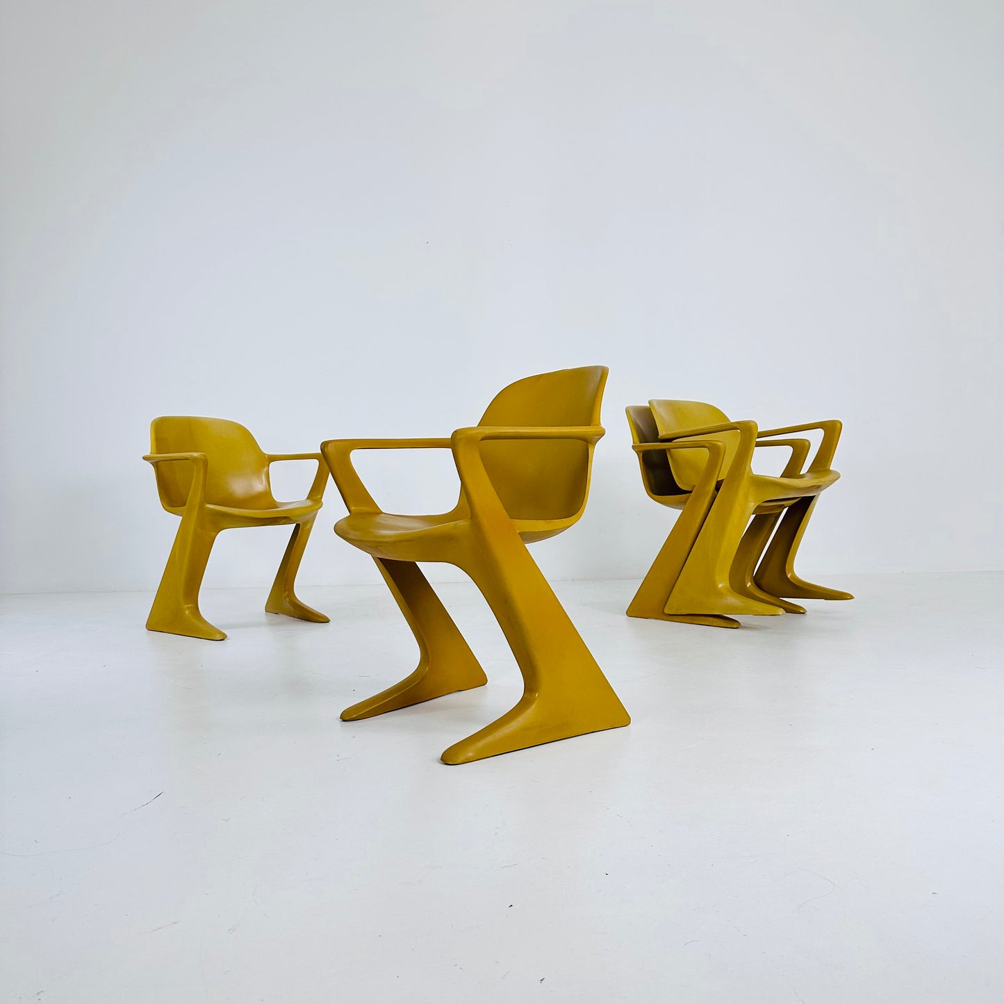 Set of 4 Kangoroo vintage Z Chairs by Ernst Moeckl - 1960s