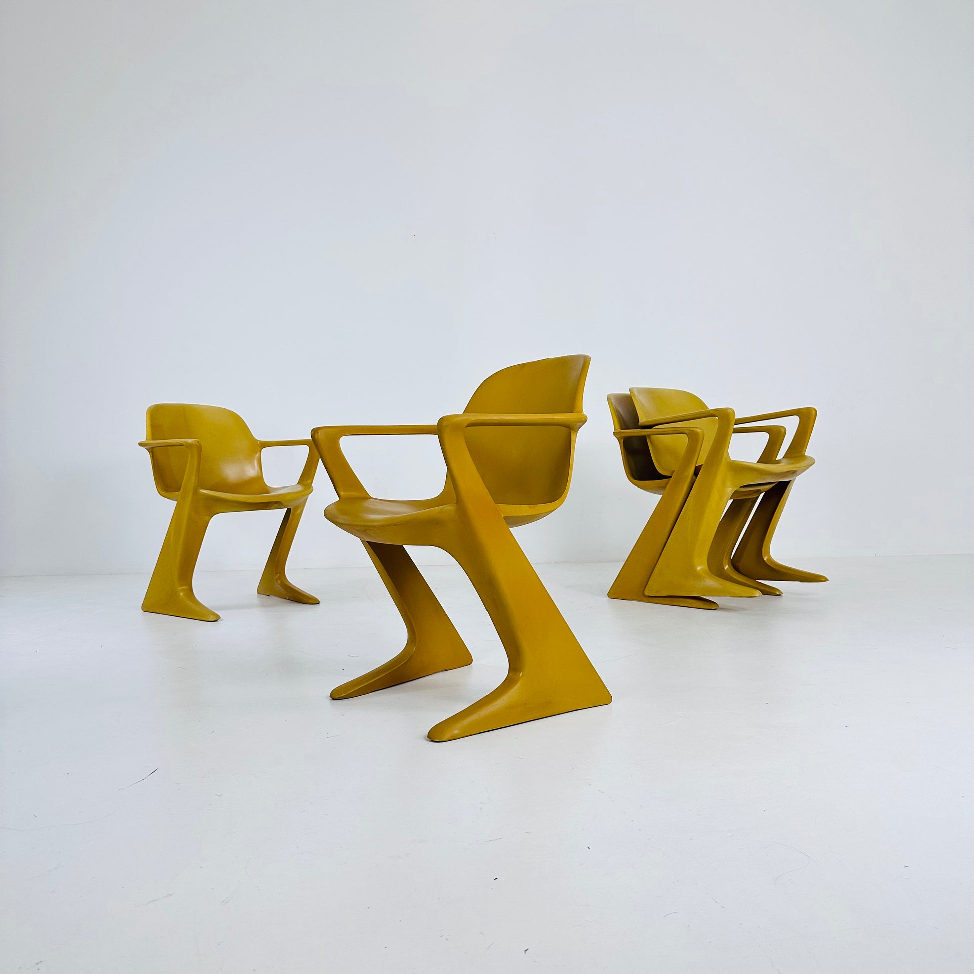 Set of 4 Kangoroo vintage Z Chairs by Ernst Moeckl - 1960s